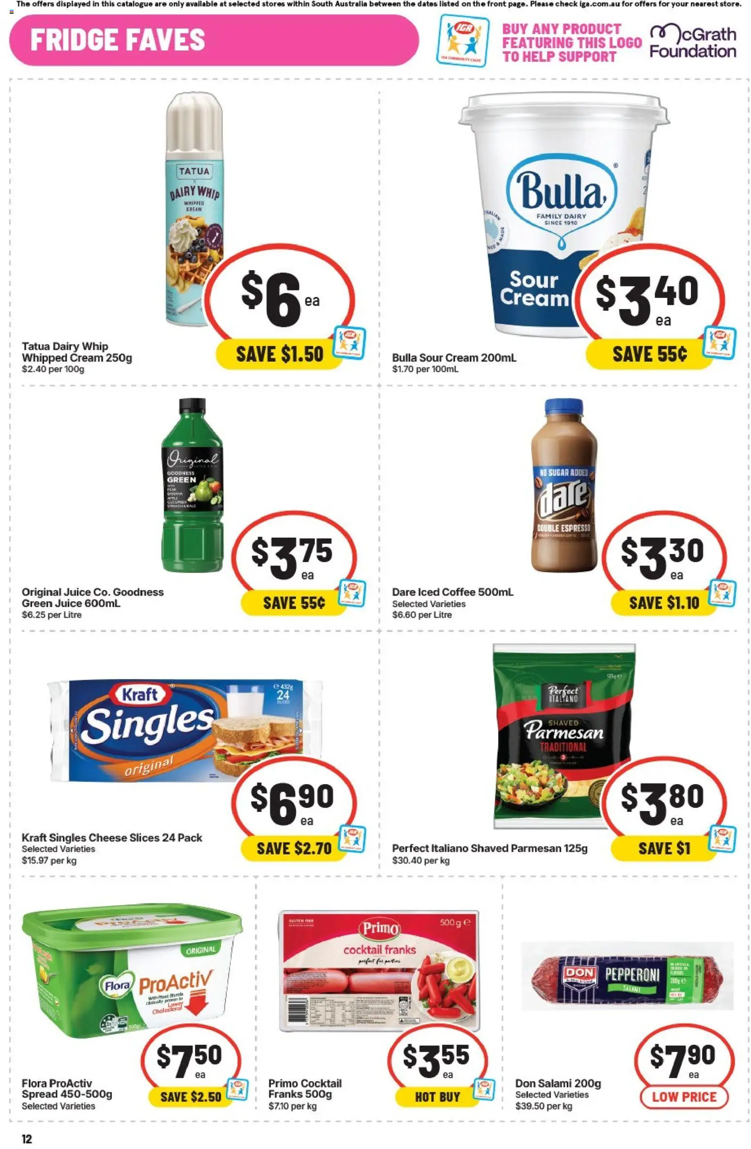 IGA catalogue - valid from 23/09/2026 | Page: 12 | Products: Dressing, Sauce, Vegemite, Roast