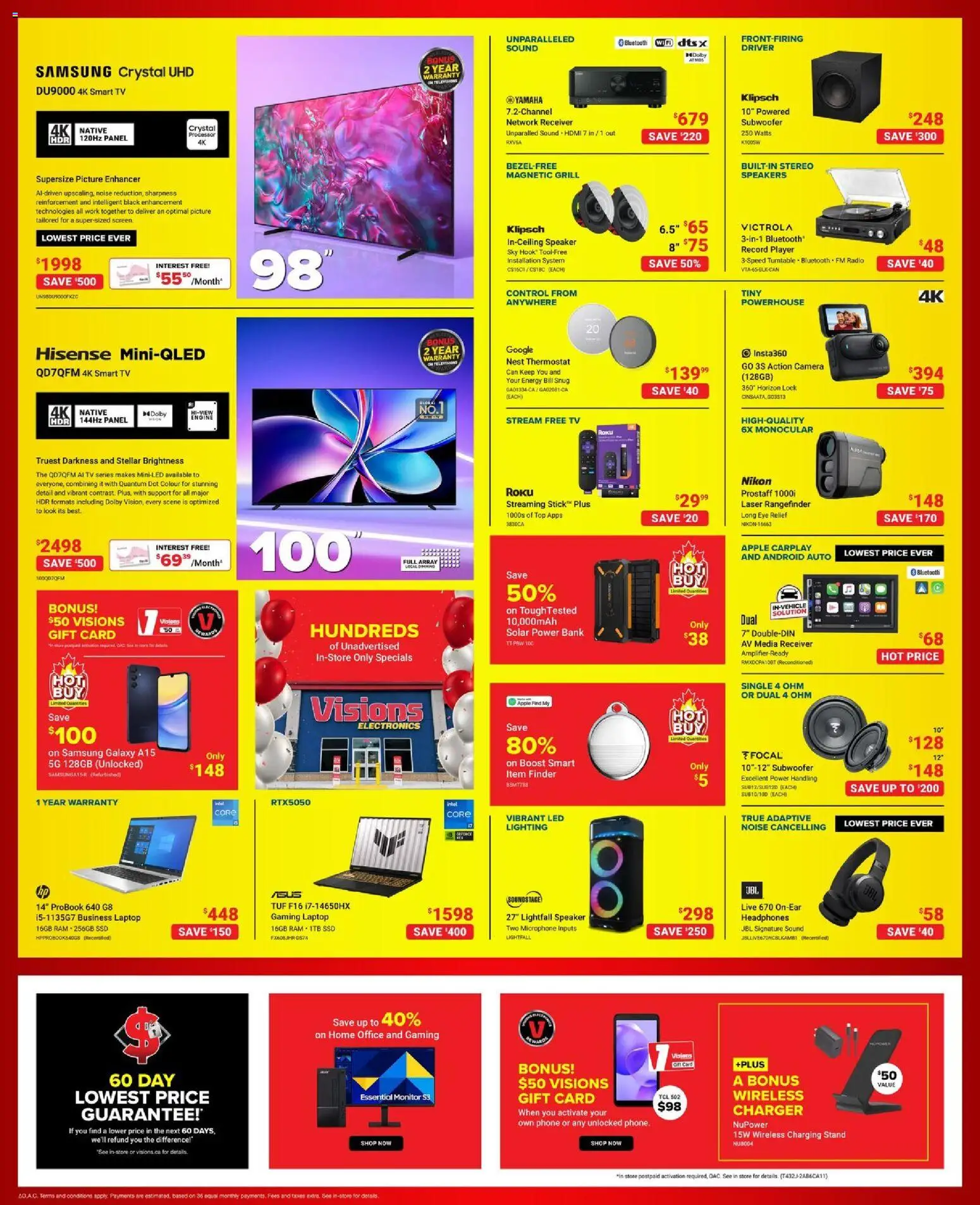 Visions flyer valid from 10.04.2026 | Page: 3 | Products: Monitor, Radio, Speaker, Grill
