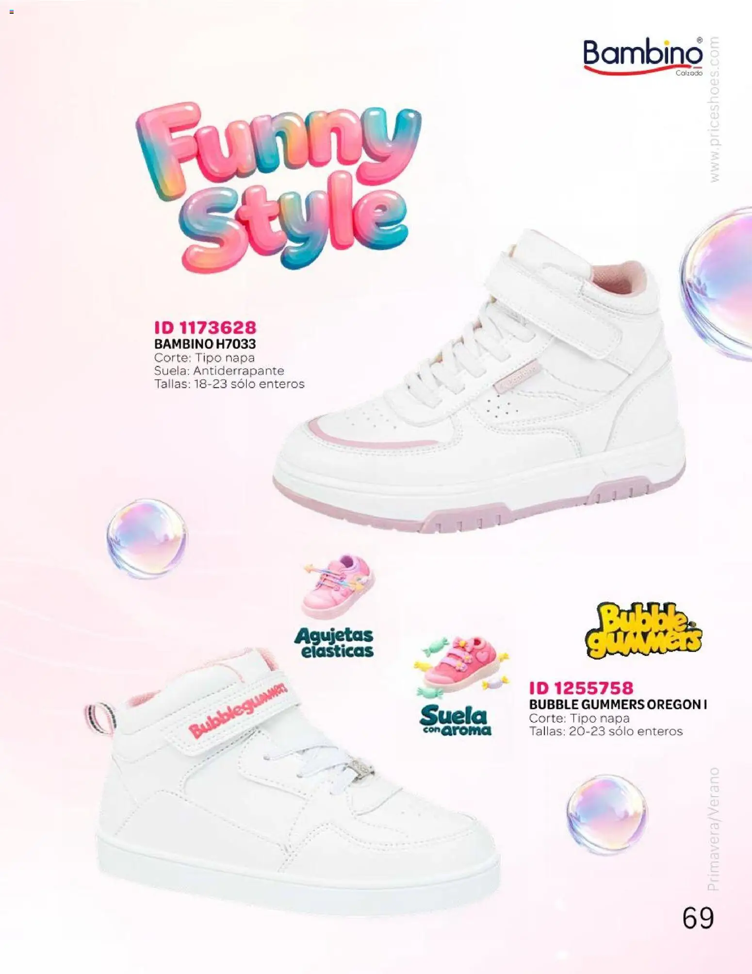 Nuevas ofertas de Price Shoes válidas en toda la República Mexicana desde el 25.04.2026. ¡Encuentra las mejores ofertas en Price Shoes catálogo Kids todo en uno! | Página: 69
