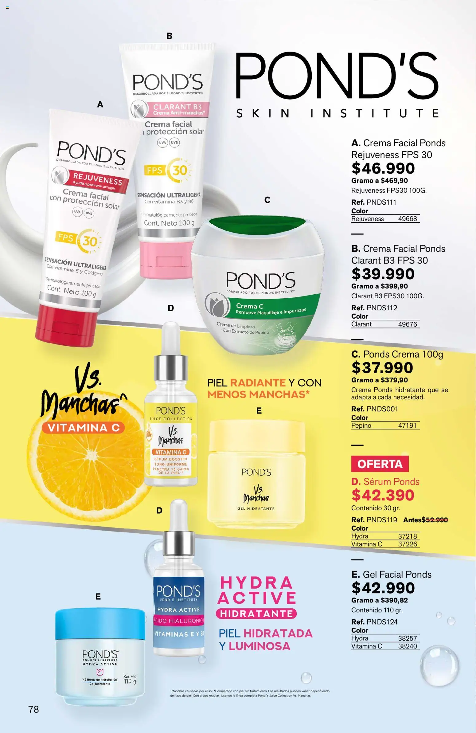 Leonisa revista - valida desde el 15.05.2026 | Página: 78 | Productos: Crema, Serum, Vitaminas, Crema de limpieza