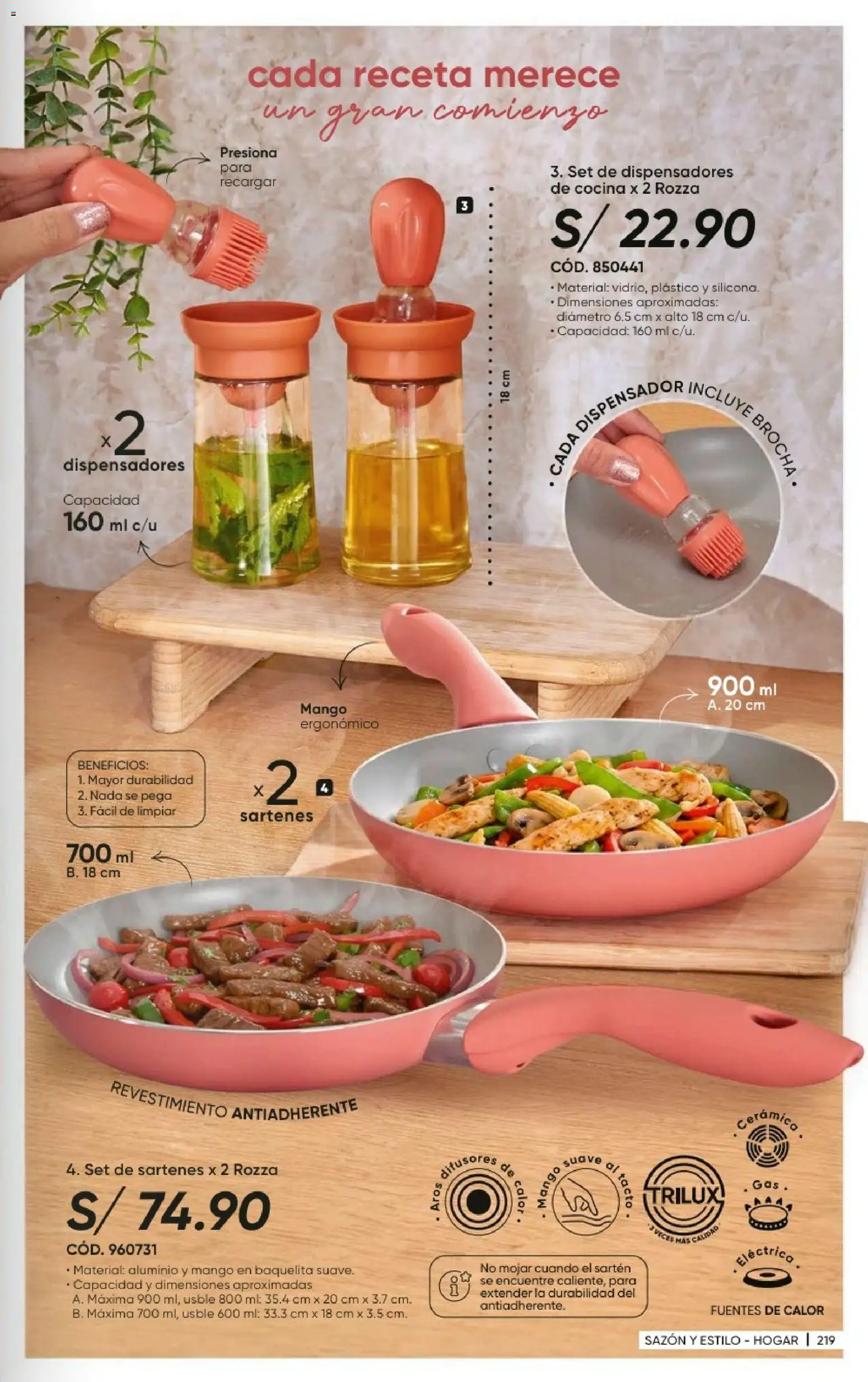 Catálogo Azzorti válido desde 20/09/2026 | Página: 221 | Productos: Brocha, Mango, Cocina
