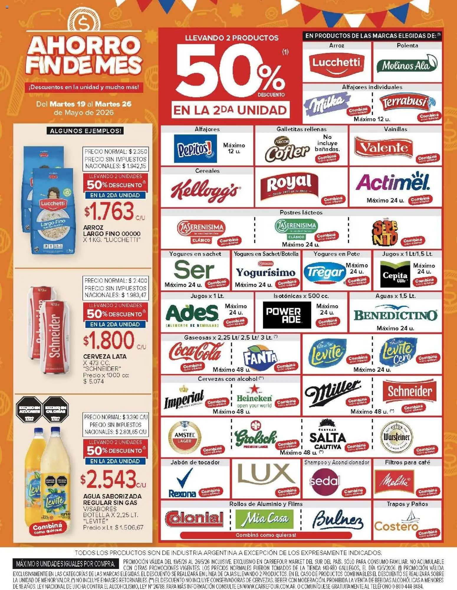 Carrefour Market - AHORRO FIN DE MES │ válido desde el 19.05.2026 | Página: 10 | Productos: Jabón, Agua, Café, Cereales