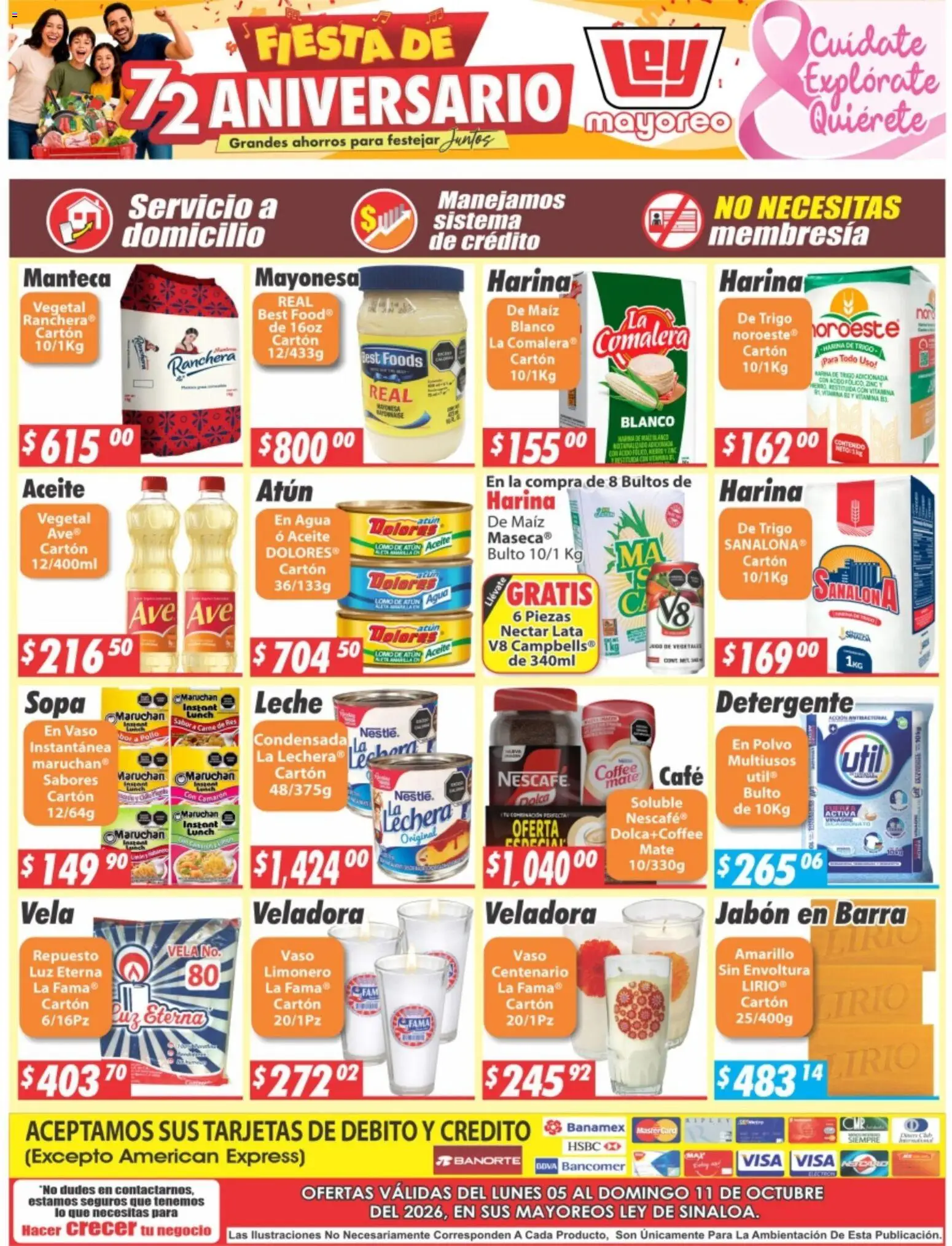 Nuevas ofertas de Casa Ley válidas en toda la República Mexicana desde el 05/10/2026. ¡Encuentra las mejores ofertas en Casa Ley folleto Sinaloa! | Página: 4