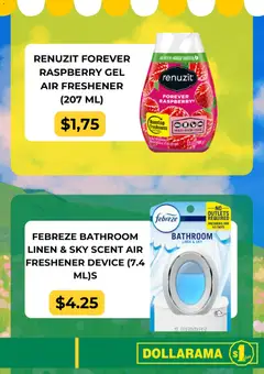 Preview of Dollarama weekly flyer / circulaire from shop Dollarama valid from Aug 21, 2026 | Page: 5 | Products: Air freshener