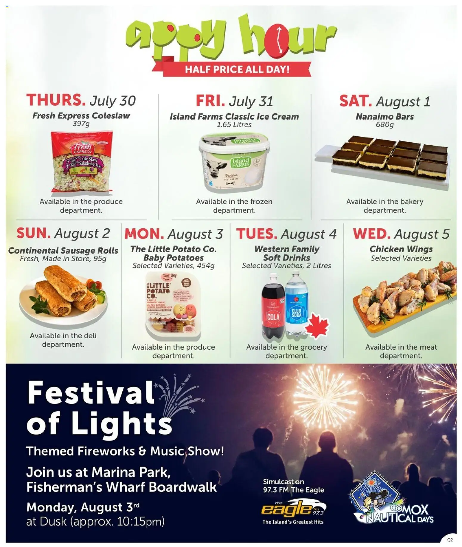 Quality Foods flyer valid from Jul 30, 2026 | Page: 16 | Products: Cream, Chicken wings, Potatoes, Chicken