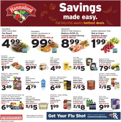 Preview of Hannaford weekly ads valid from 10/18/2026