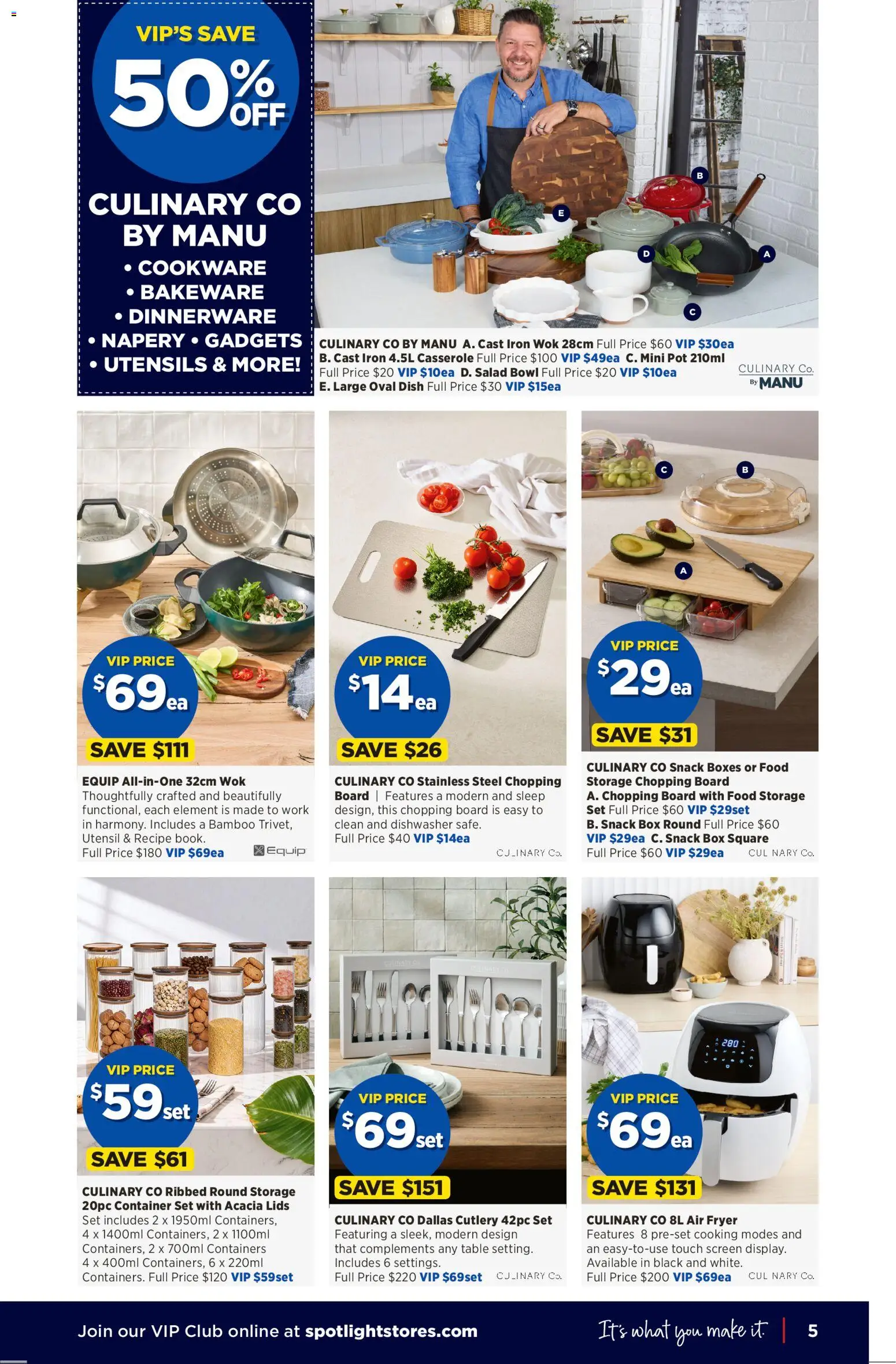 Spotlight catalogue - valid from 11.03.2026 | Page: 5 | Products: Food storage, Salad, Iron, Screen