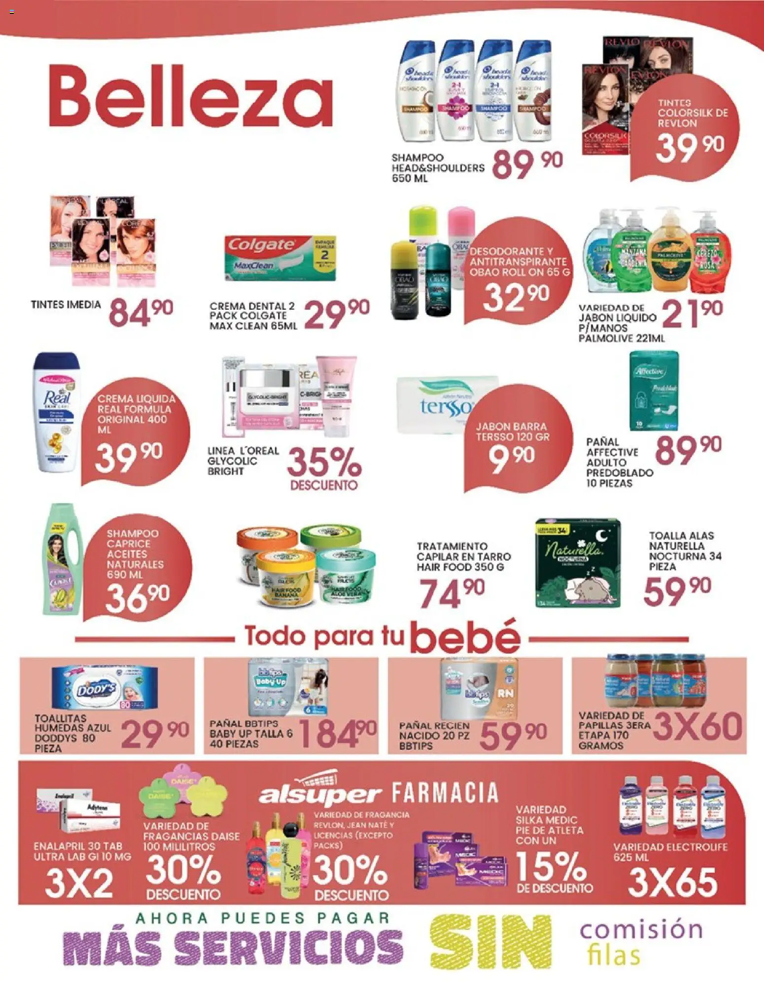 Nuevas ofertas de Alsuper válidas en toda la República Mexicana desde el 05.05.2026. ¡Encuentra las mejores ofertas en Alsuper folleto Chihuahua-Ciudad! | Página: 4 | Productos: Desodorante, Antitranspirante, Barra, Fragancia