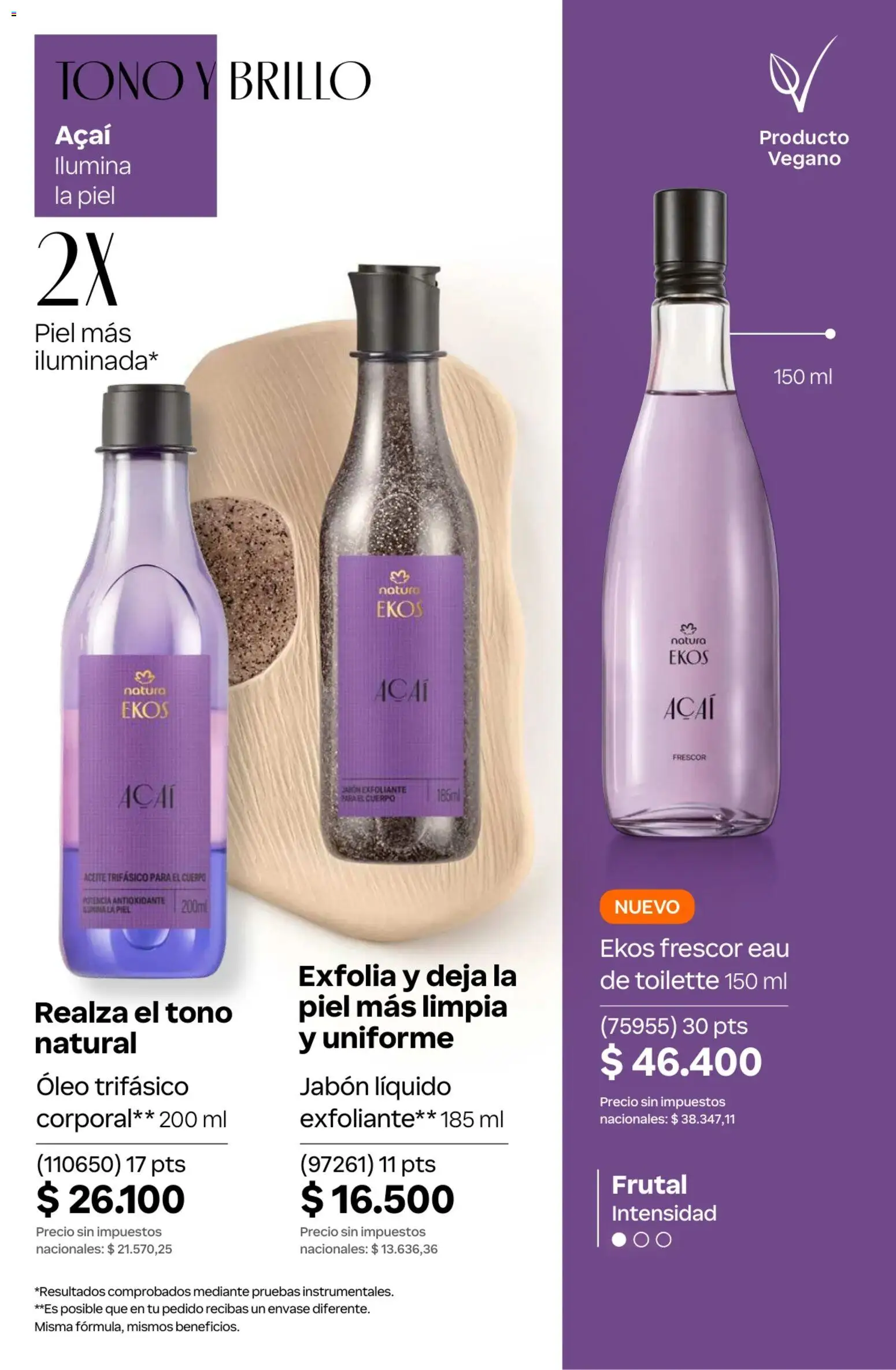 Catálogo Natura Ciclo 10 │ válido desde el 30/06/2026 | Página: 223 | Productos: Papa, Eau de toilette, Brillo, Jabón