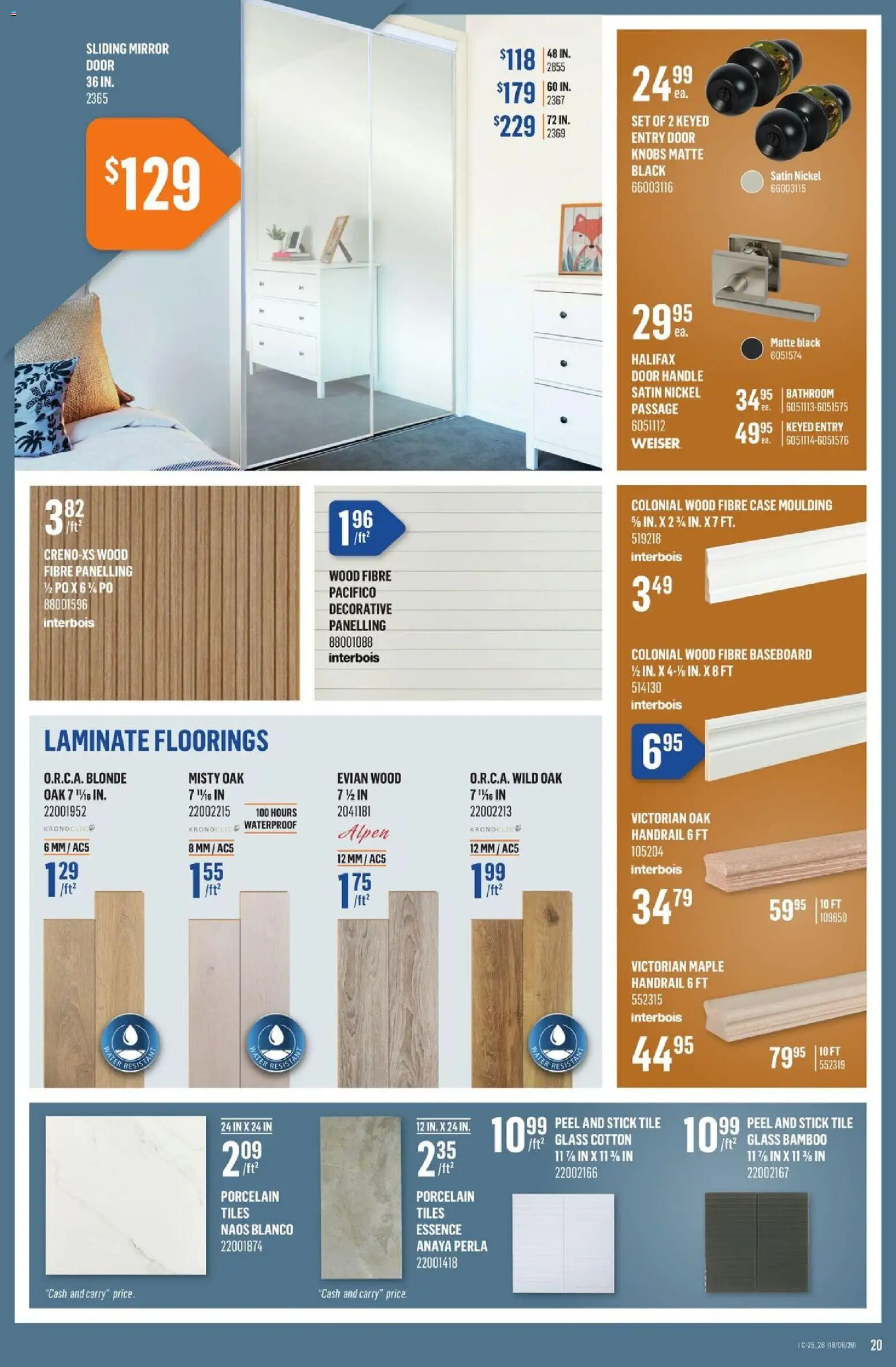 Canac flyer valid from 18.06.2026 | Page: 20 | Products: Case, Mirror