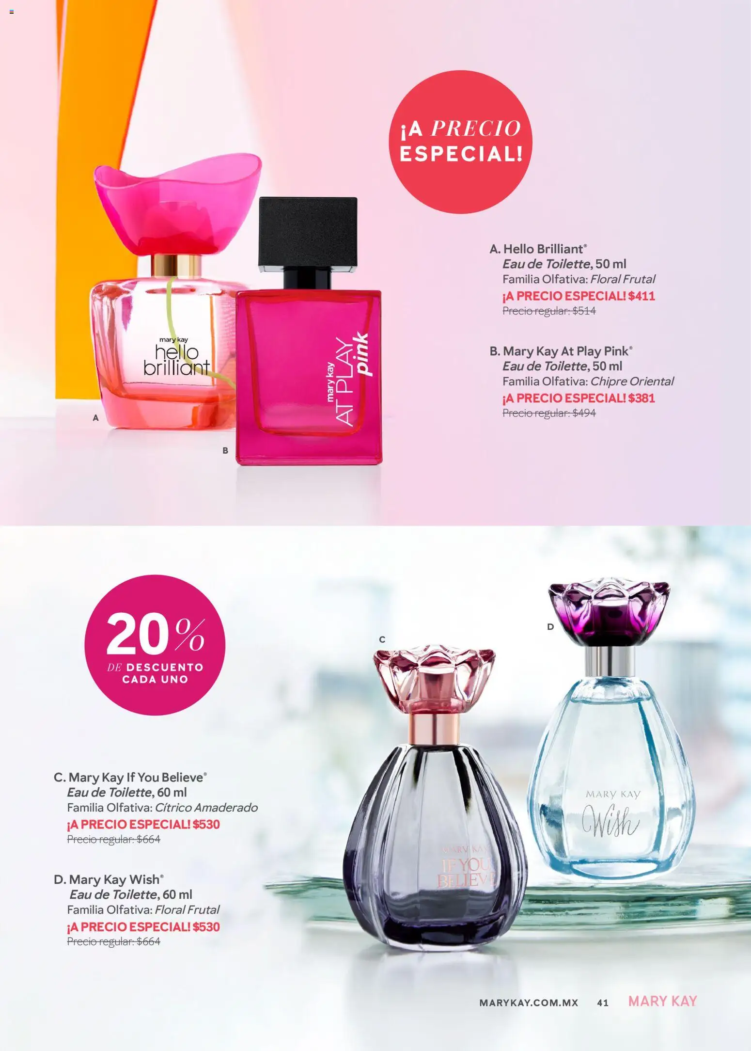 Nuevas ofertas de Mary Kay válidas en toda la República Mexicana desde el 01.04.2026. ¡Encuentra las mejores ofertas en Catálogo Mary Kay Abril 2026! | Página: 41
