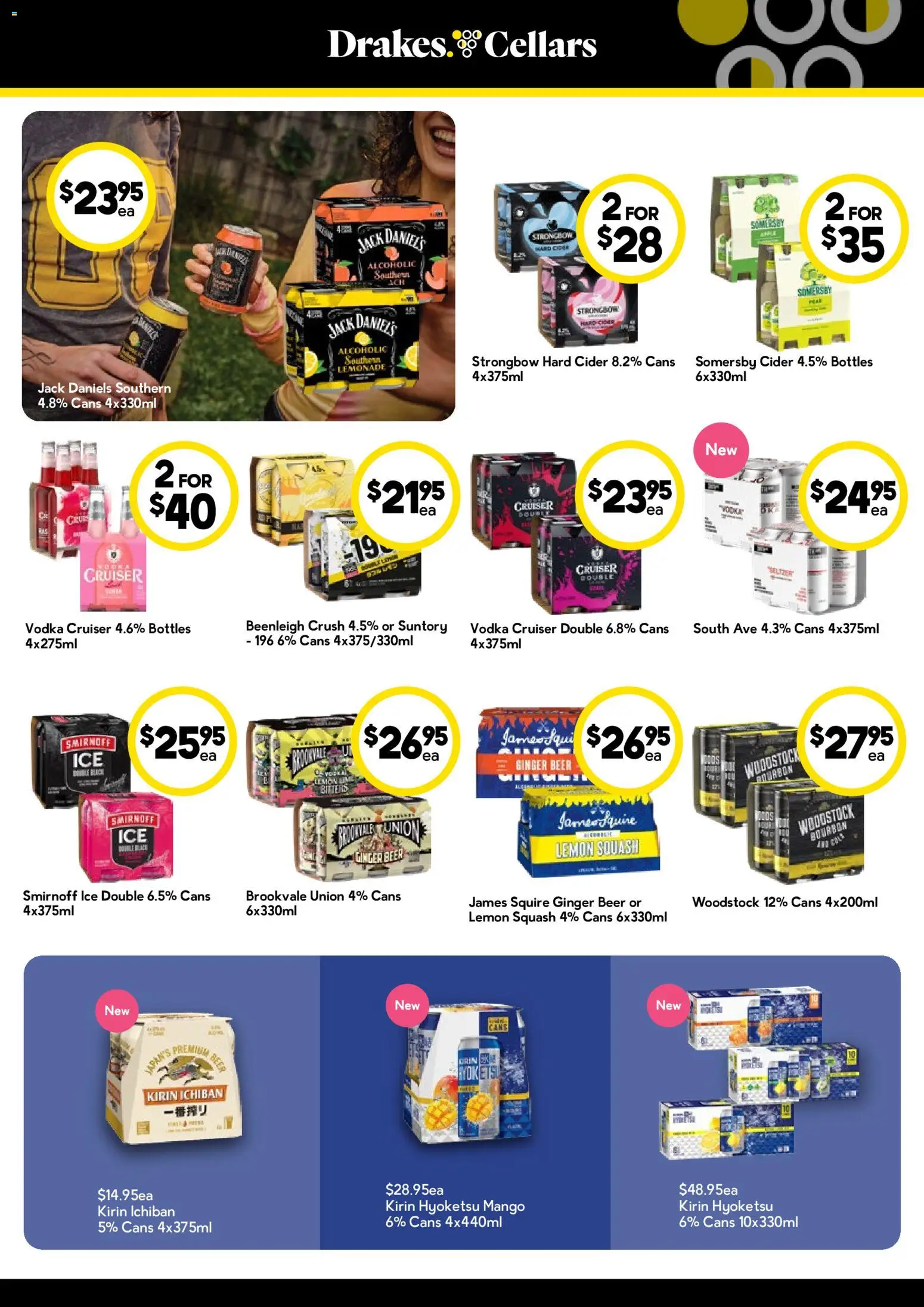 Drakes catalogue - valid from 16/09/2026 | Page: 3 | Products: Bourbon, Lime, Cider, Jack Daniel’s