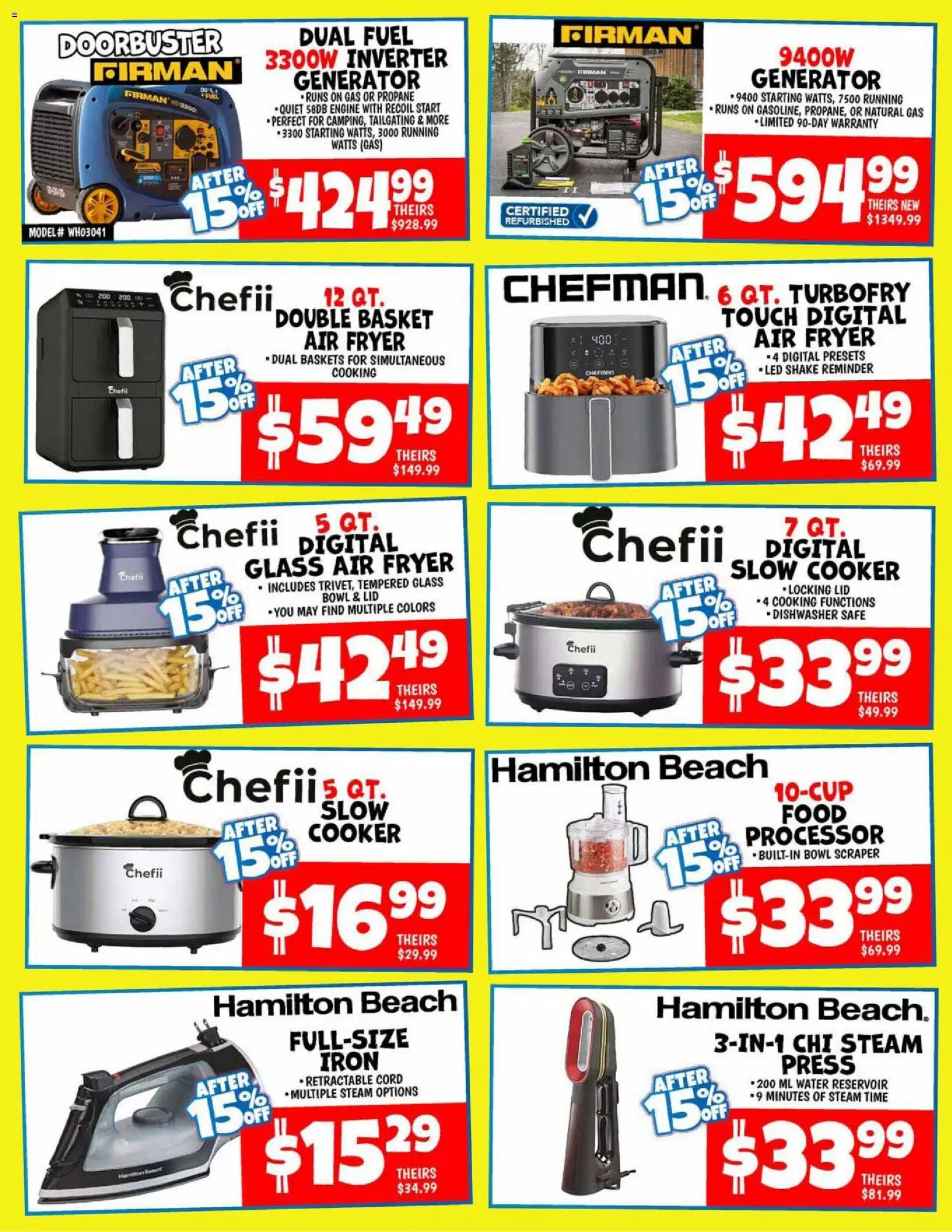 Ollie's Ad - valid from 07/01/2026 | Page: 2 | Products: Fryer, Safe, Water, Dishwasher