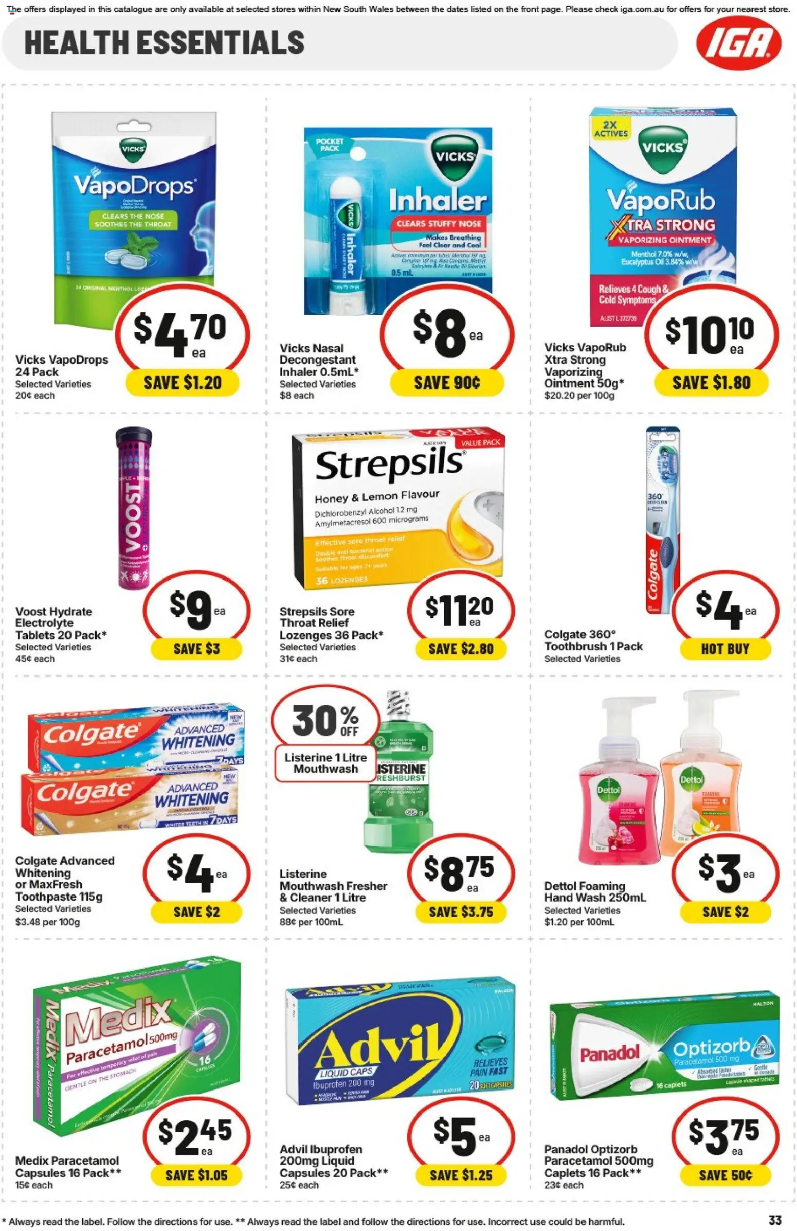 IGA catalogue - valid from 20.05.2026 | Page: 37 | Products: Honey, Toothbrush, VapoRub, Tablets