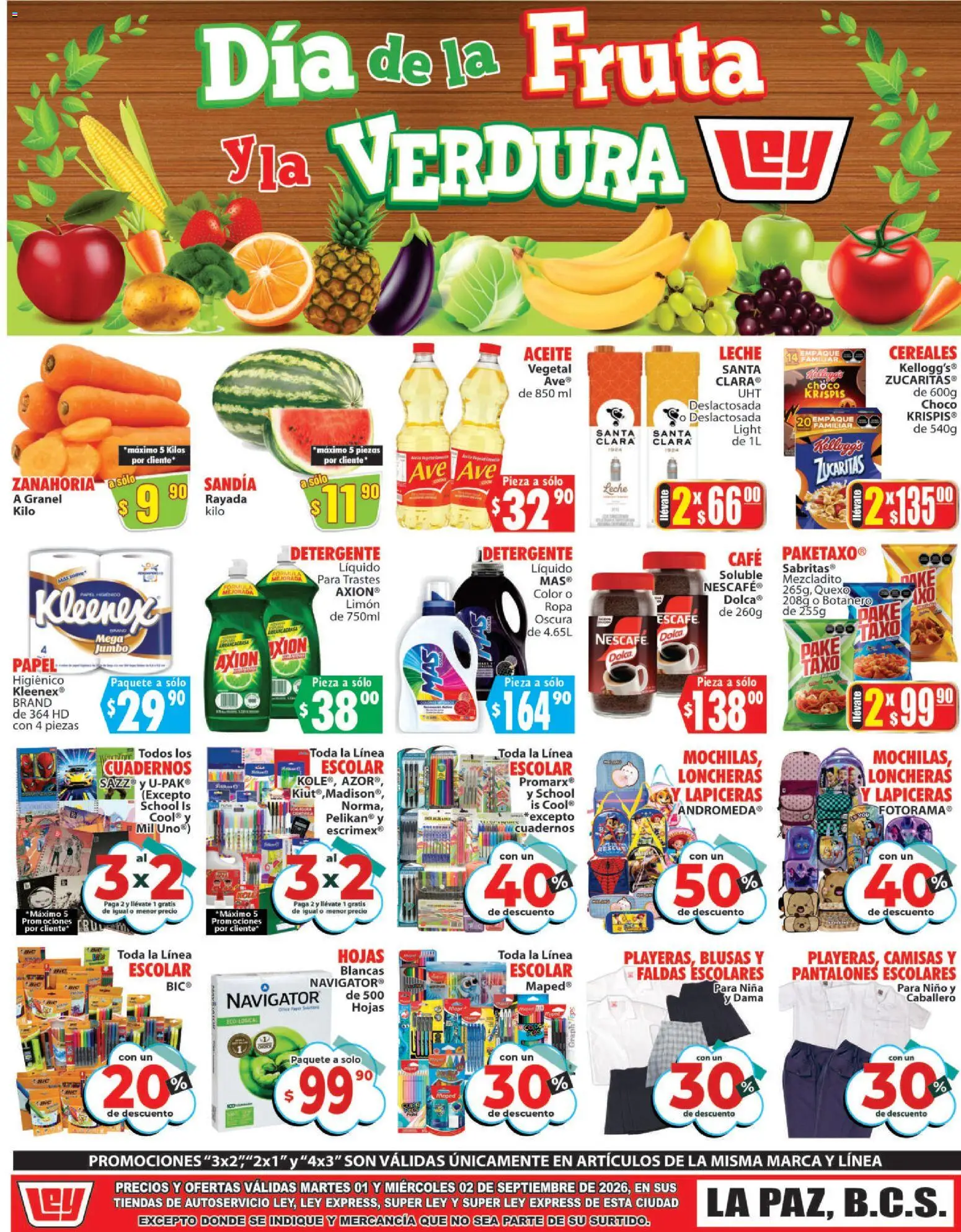 Nuevas ofertas de Casa Ley válidas en toda la República Mexicana desde el 01/09/2026. ¡Encuentra las mejores ofertas en Casa Ley folleto Autoservicio La Paz, BCS! | Página: 2