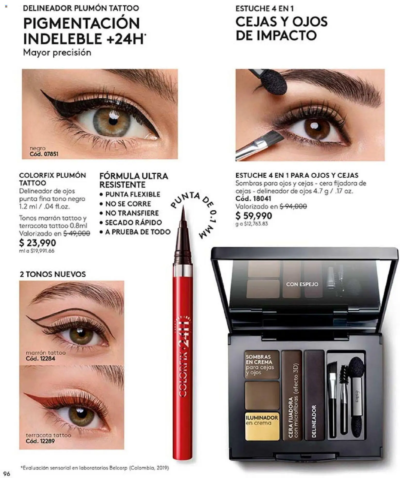 Ésika revista - valida desde el 04.05.2026 | Página: 98 | Productos: Estuche, Espejo, Delineador de ojos, Delineador