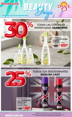 Vista previa de Del Sol y Woolworth catálogo, nuevo folleto de la tienda, válido en México a partir del 23/07/2026 | Página: 5