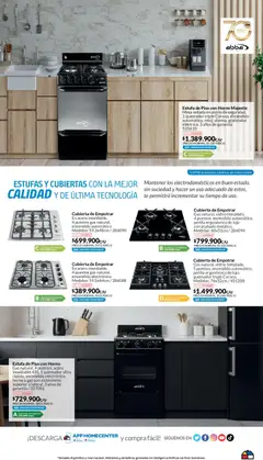 Homecenter catálogo -  Vista previa de la revista de la tienda Homecenter valido desde el 15/07/2026 | Página: 9 | Productos: Estufa, Horno, Quemador, Mesa