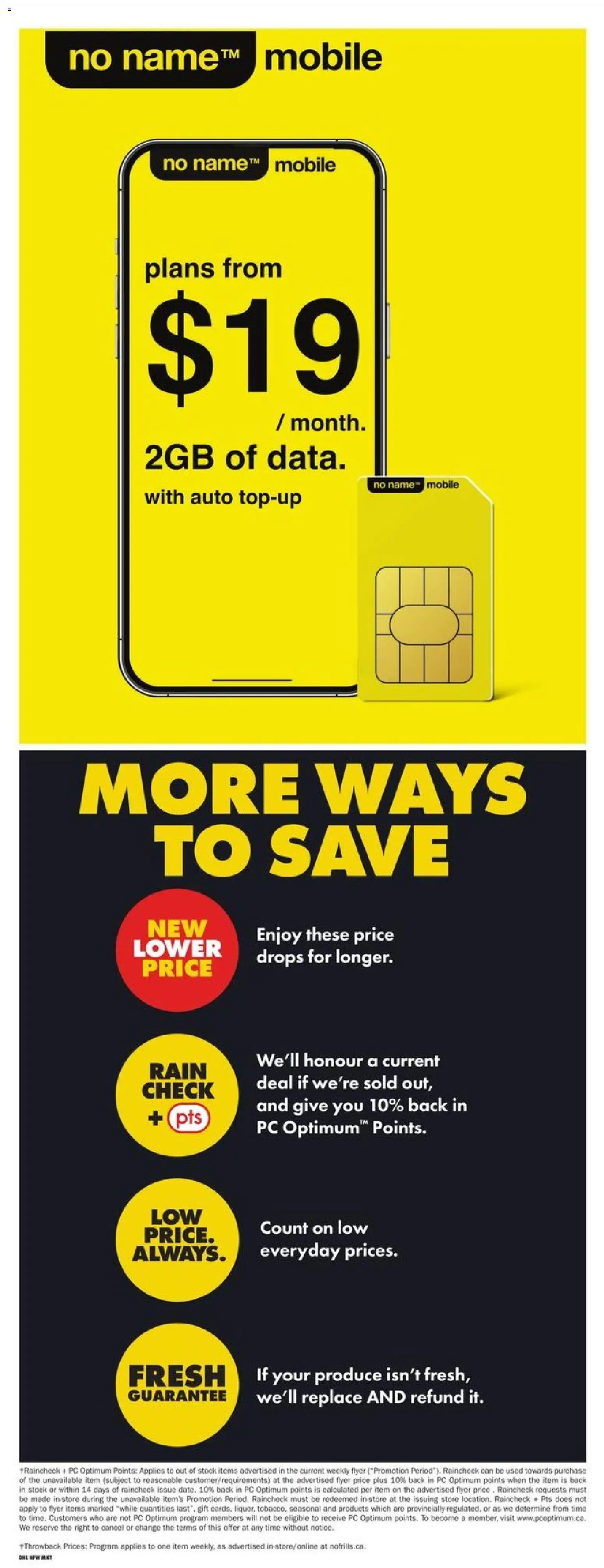No Frills flyer valid from Aug 13, 2026 | Page: 18 | Products: PC