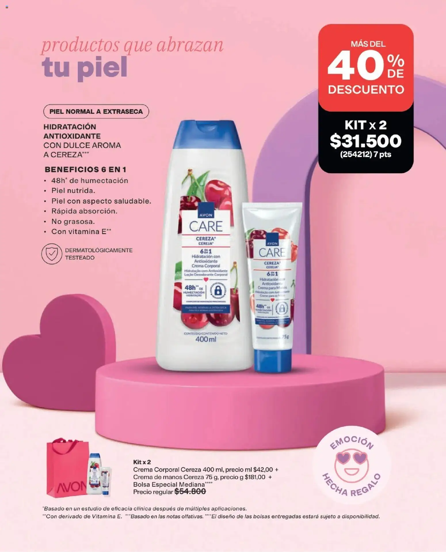 Avon revista - valida desde el 29/07/2026 | Página: 37 | Productos: Crema, Bolsa, Crema de manos, Desodorante
