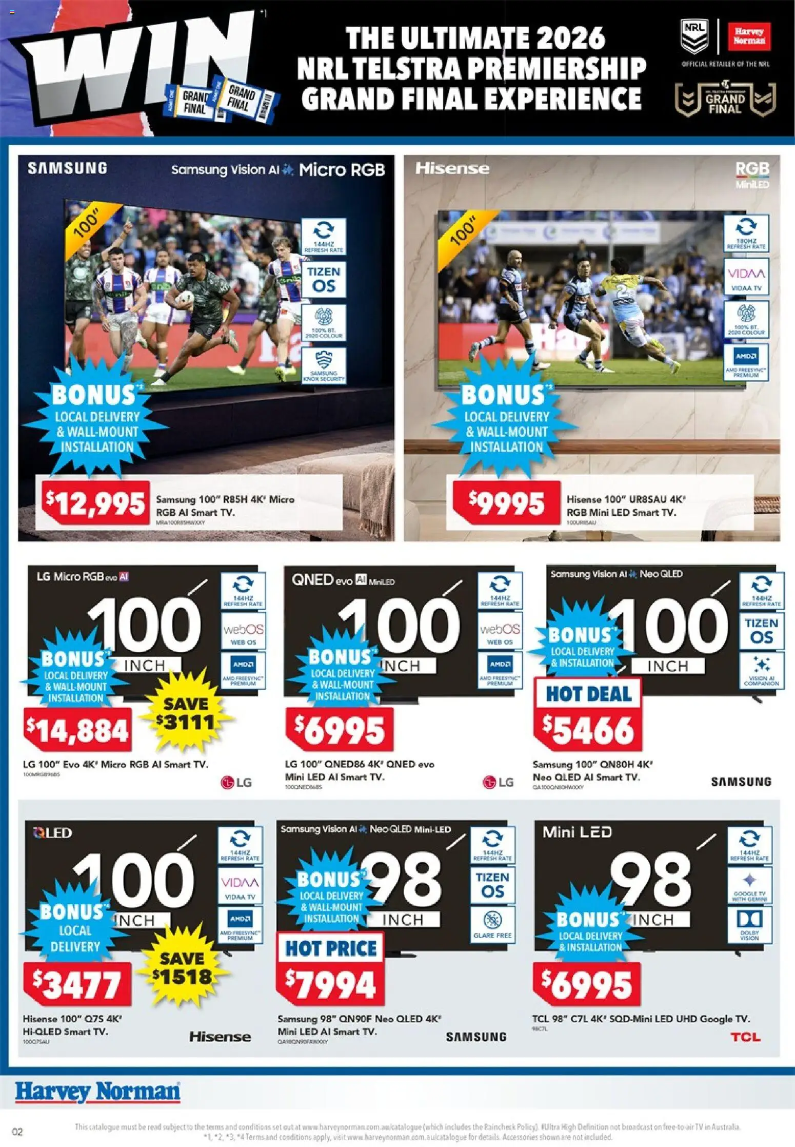 Harvey Norman catalogue - valid from 10/09/2026 | Page: 2 | Products: Accessories, Tv