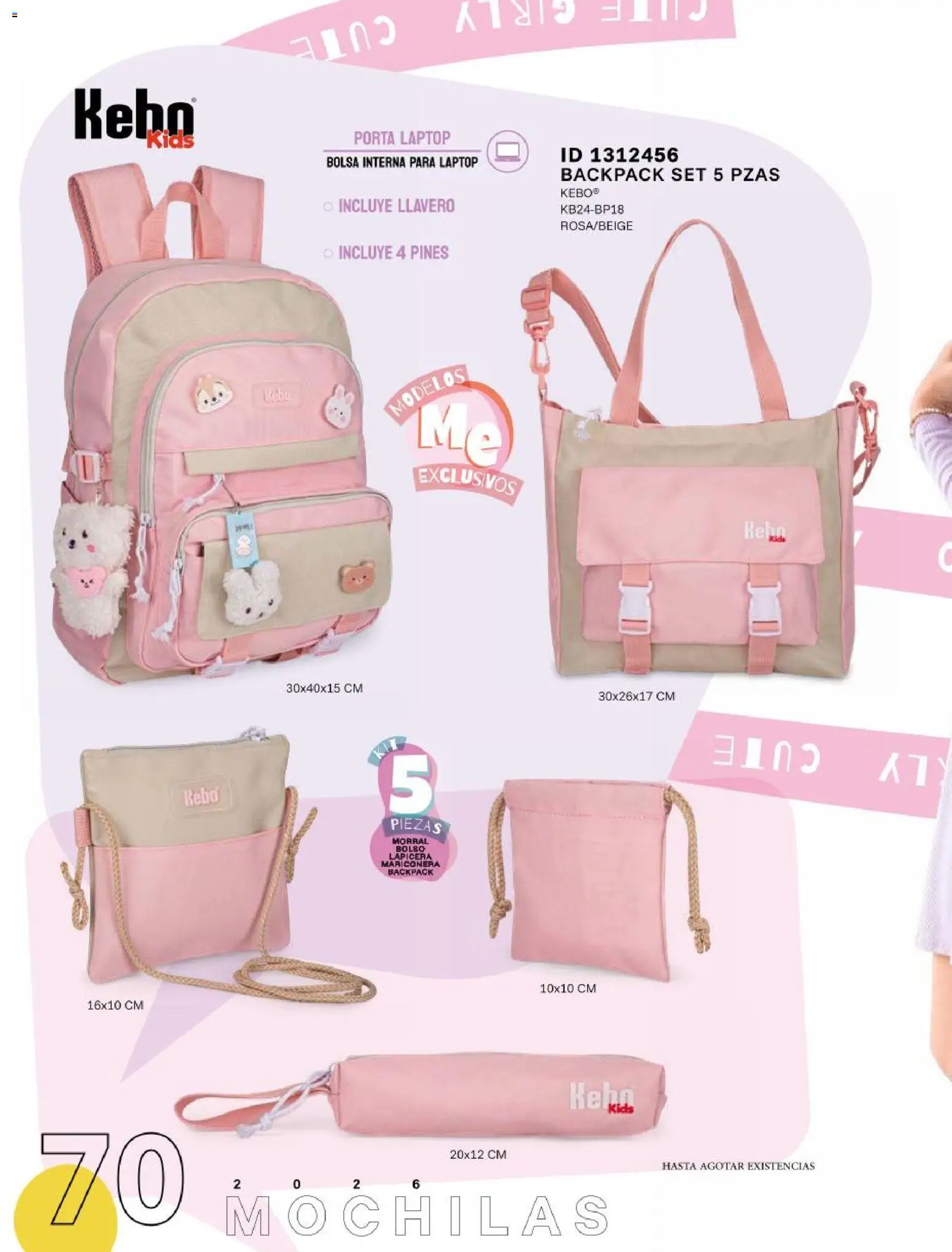 Nuevas ofertas de Price Shoes válidas en toda la República Mexicana desde el 12.06.2026. ¡Encuentra las mejores ofertas en Price Shoes catálogo Mochilas! | Página: 70 | Productos: Bolsa, Llavero, Bolso, Morral