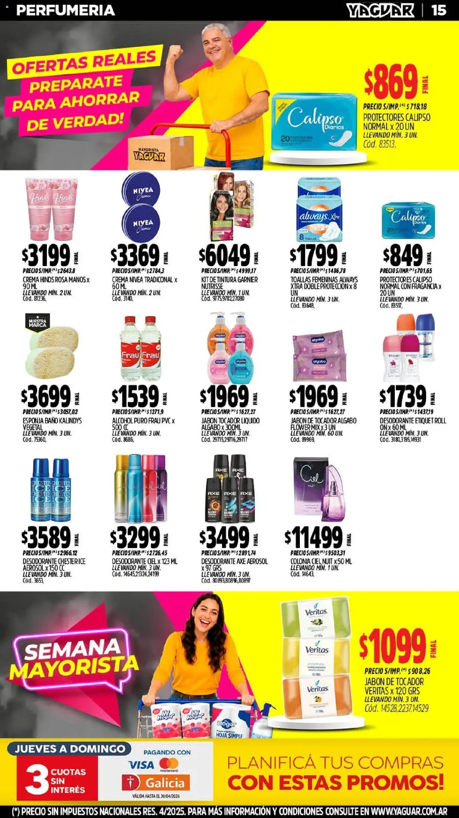 Yaguar - Oferta Semanal Jujuy │ válido desde el 18.05.2026 | Página: 16 | Productos: Tintura, Jabón, Esponja, Crema