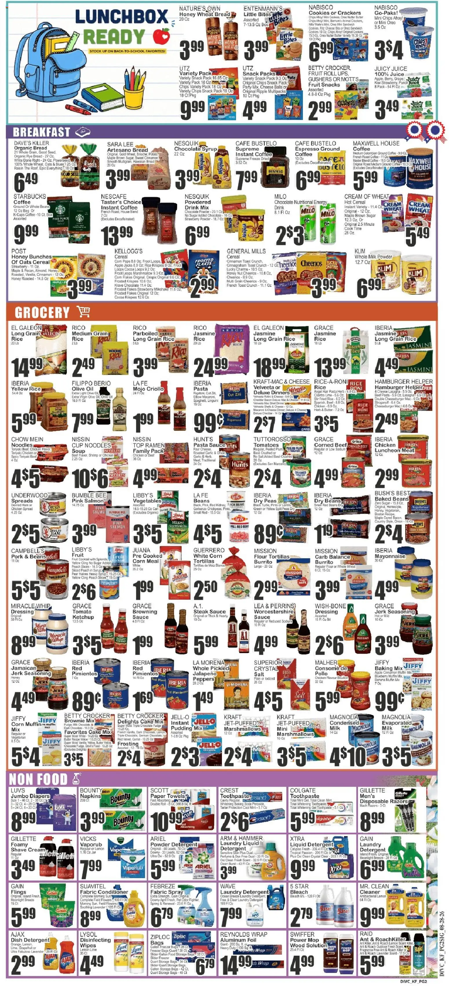 Key Food Weekly Ad - valid from 08/28/2026 | Page: 2 | Products: Crackers, Hammer, Kiwi, Pear