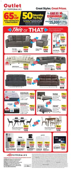 Preview of Tepperman's outlet from shop Tepperman's valid from Sep 11, 2026
