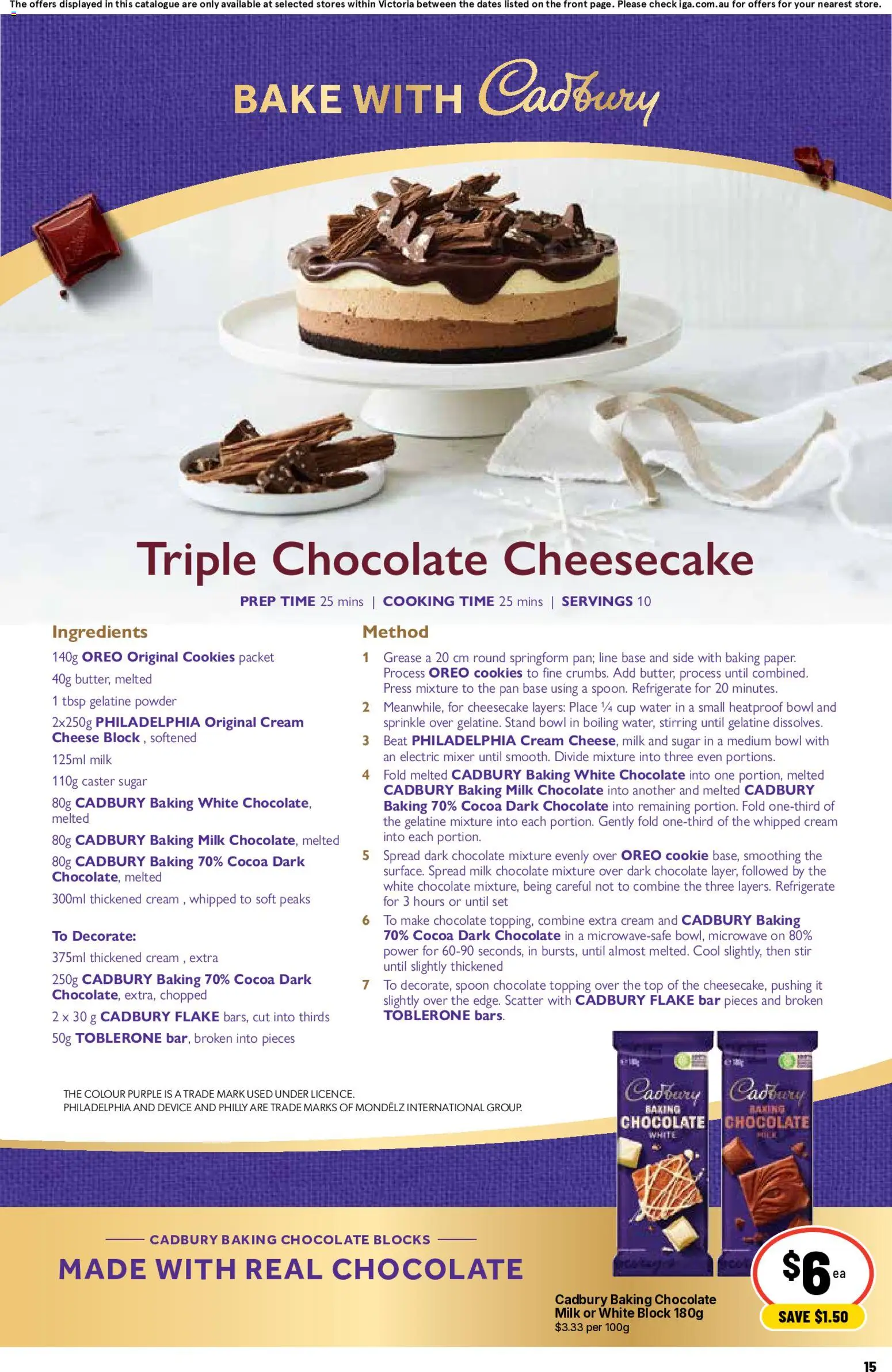 Ritchies catalogue - valid from 02/09/2026 | Page: 15 | Products: Cocoa, Cheese, Whipped cream, White chocolate