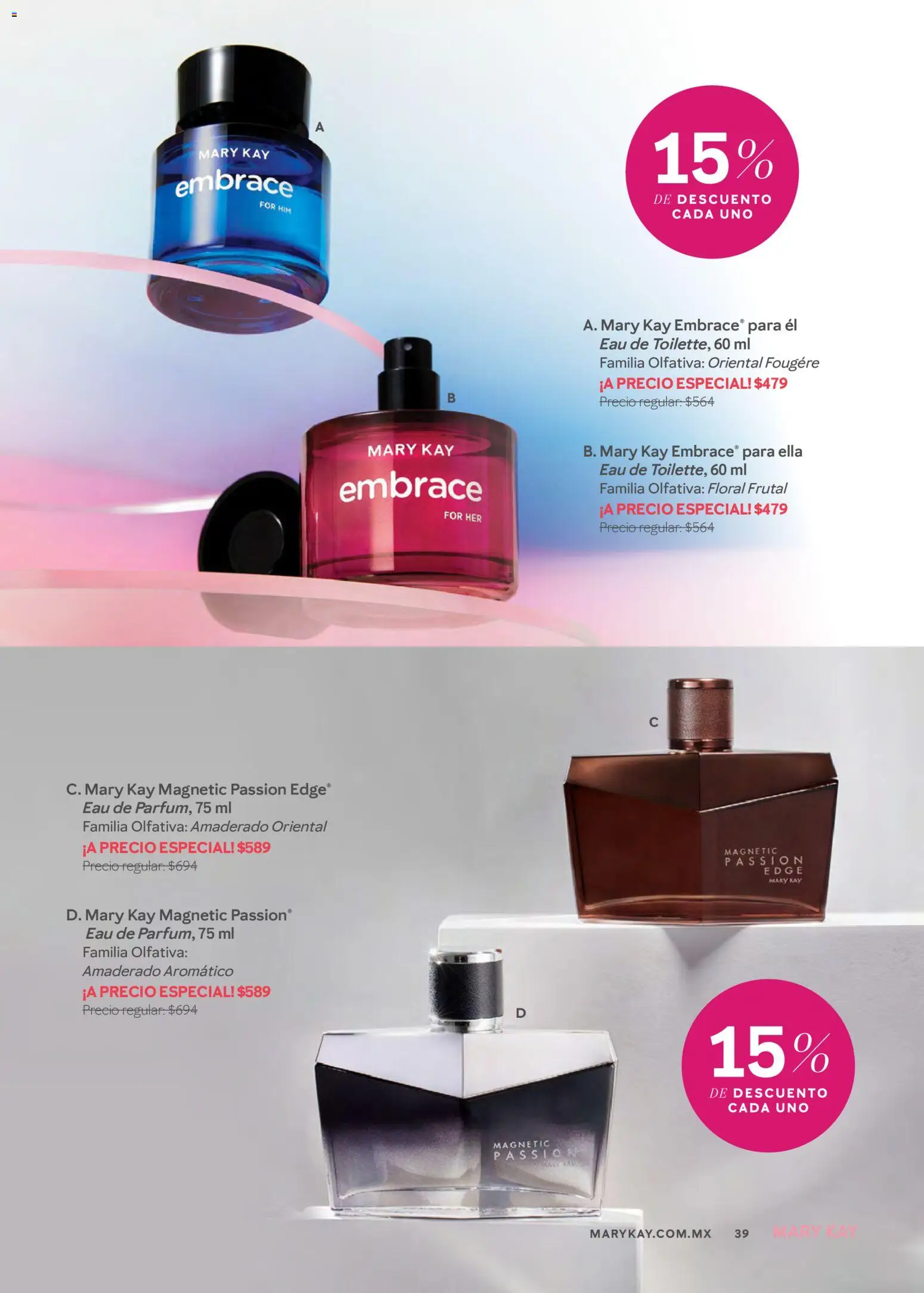 Nuevas ofertas de Mary Kay válidas en toda la República Mexicana desde el 01.03.2026. ¡Encuentra las mejores ofertas en Mary Kay catálogo! | Página: 39 | Productos: Perfume