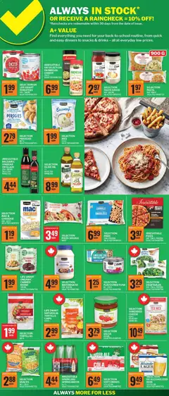 Preview of Food Basics - Back to school from shop Food Basics valid from Sep 10, 2026 | Page: 4 | Products: Rice, Mayonnaise, Cheddar, Oil