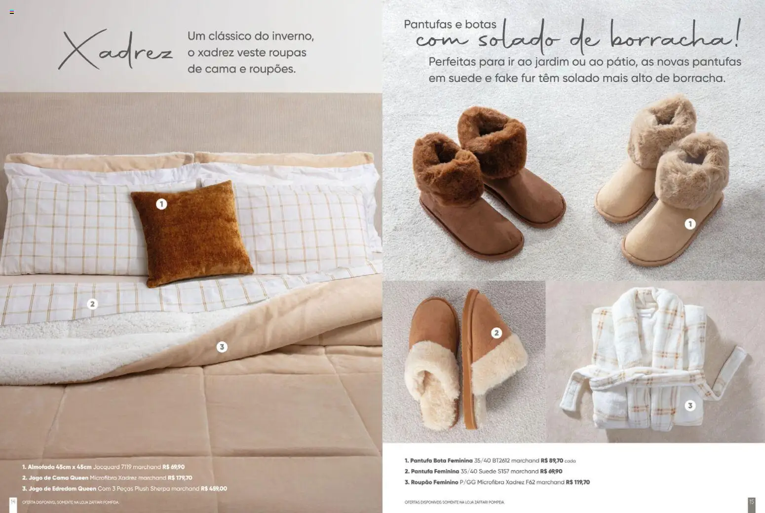 Zaffari Folheto - válido de 06.05.2026 | Página: 8 | Produtos: Jogo de cama, Edredom, Borracha, Roupão