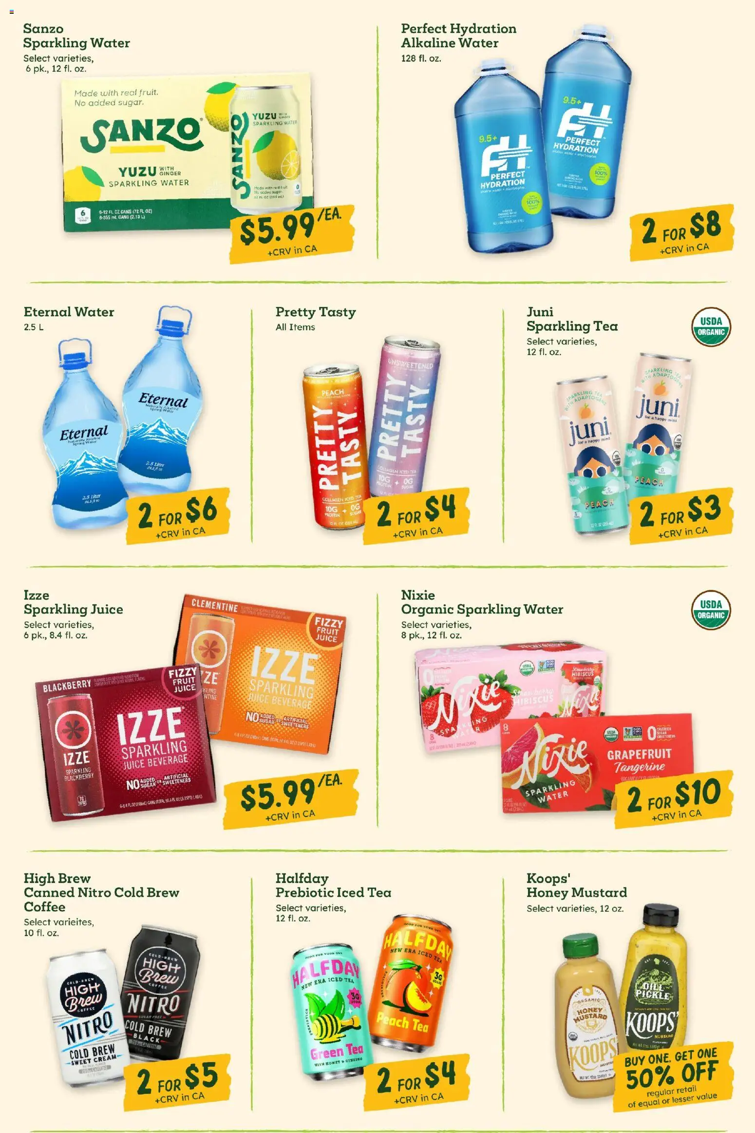 Sprouts Monthly Ad - valid from 29.04.2026 | Page: 18 | Products: Coffee, Grapefruit, Sugar, Peach
