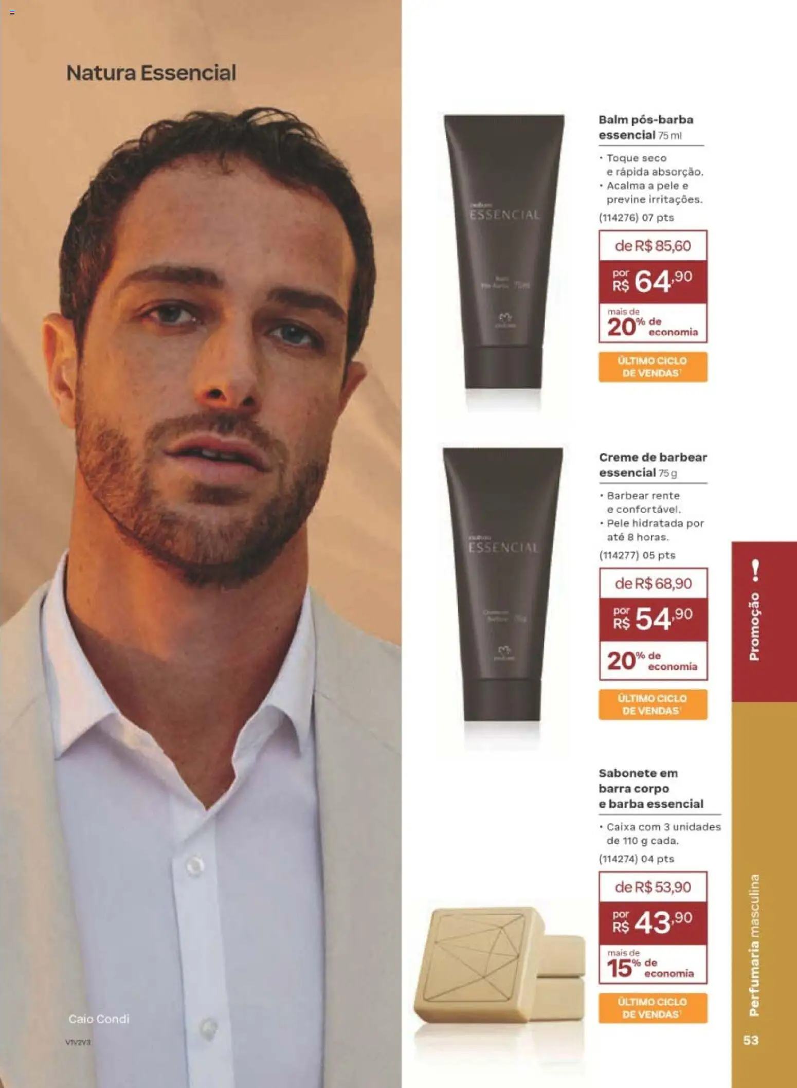 Natura Folheto - válido de 29/06/2026 | Página: 53 | Produtos: Caixa, Creme, Sabonete, Creme de barbear