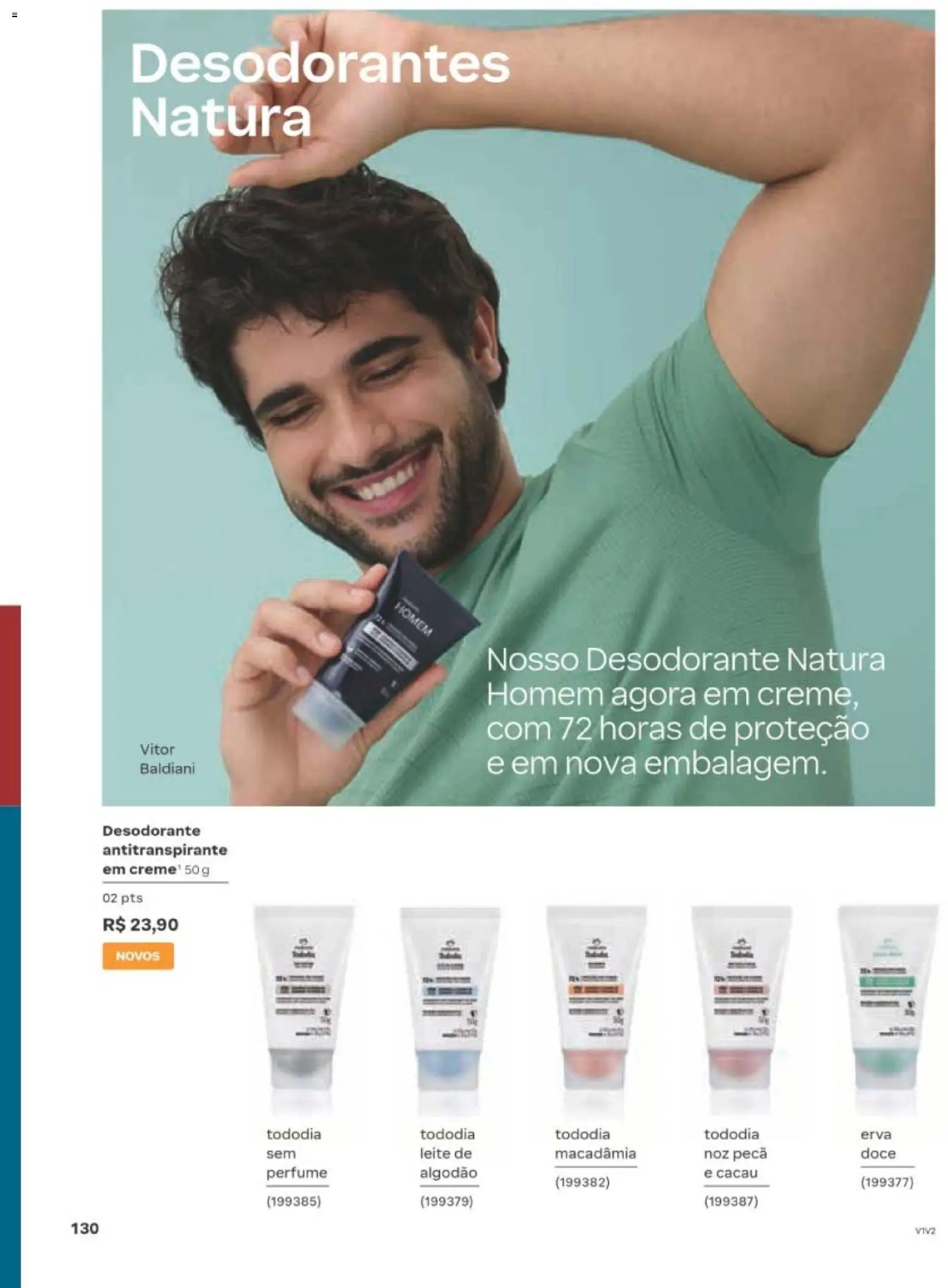 Natura Folheto - válido de 10/08/2026 | Página: 133 | Produtos: Perfume, Desodorante, Leite, Algodão