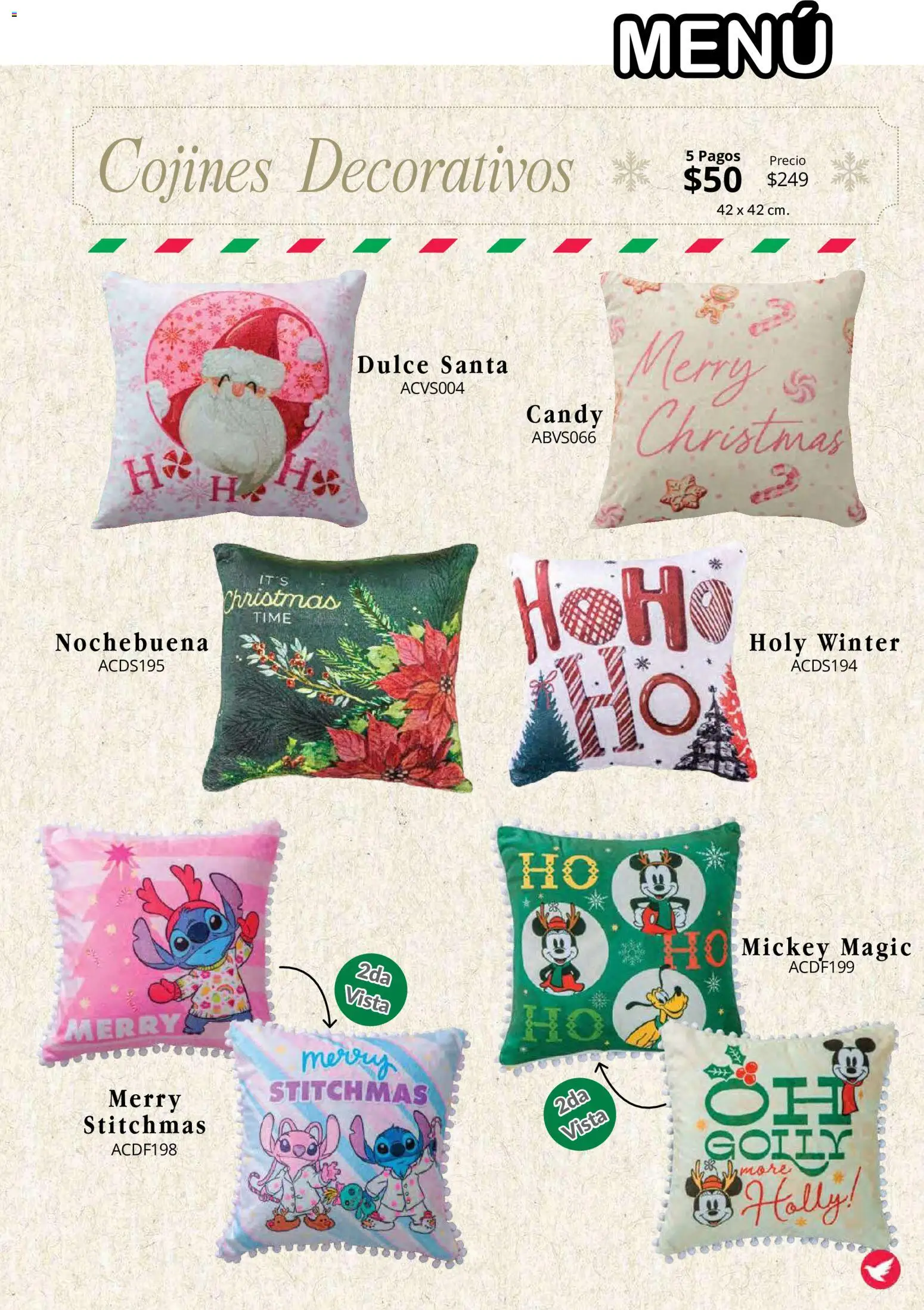 Nuevas ofertas de Colchas Concord válidas en toda la República Mexicana desde el 01/08/2026. ¡Encuentra las mejores ofertas en Colchas Concord catálogo Colección Navideña! | Página: 21