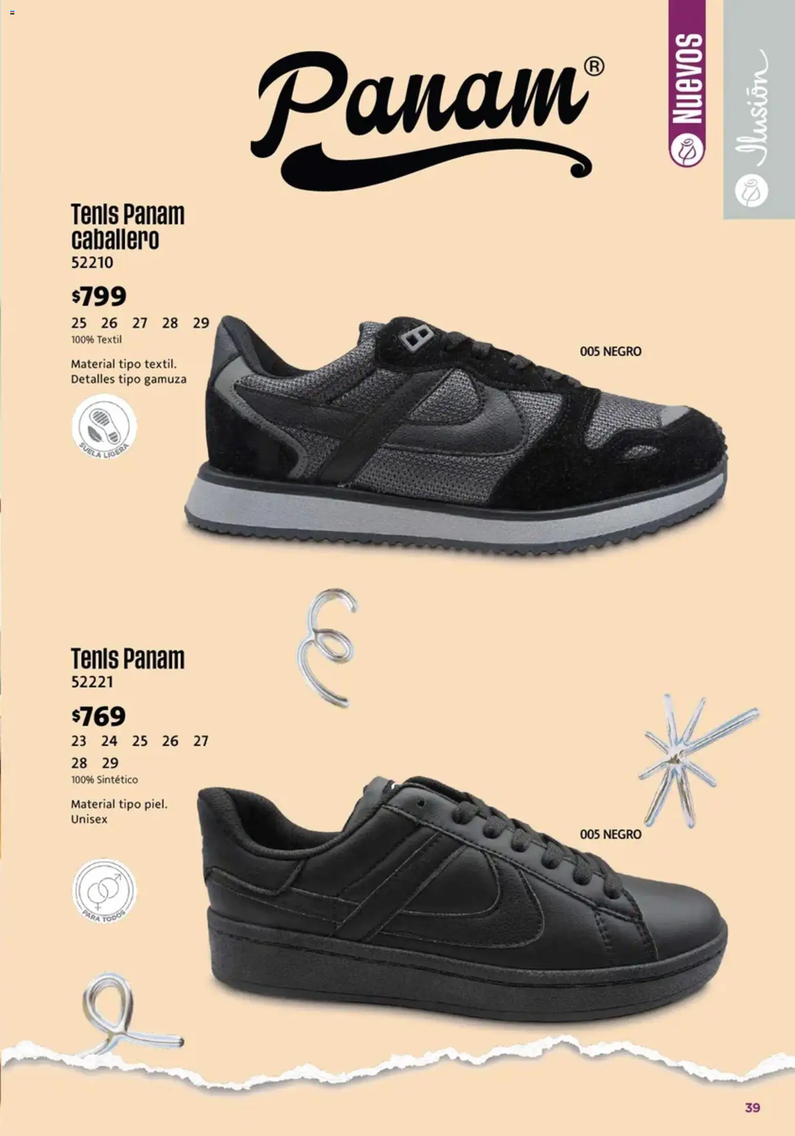 Nuevas ofertas de Ilusión válidas en toda la República Mexicana desde el 01/07/2026. ¡Encuentra las mejores ofertas en Ilusión catálogo Marcas Amigas! | Página: 41 | Productos: Tenis, Gamuza