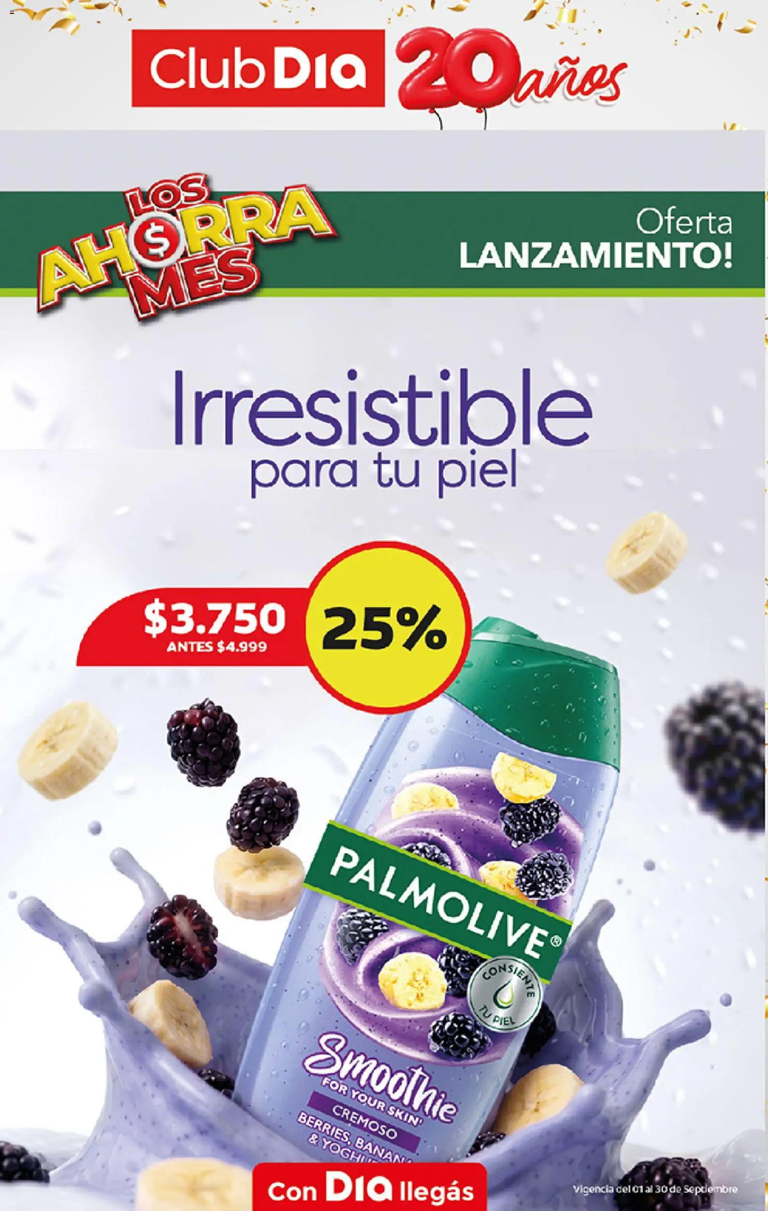 Supermercado DIA Ofertas │ válido desde el 01/09/2026 | Página: 20 | Productos: Body, Banana, Smoothie