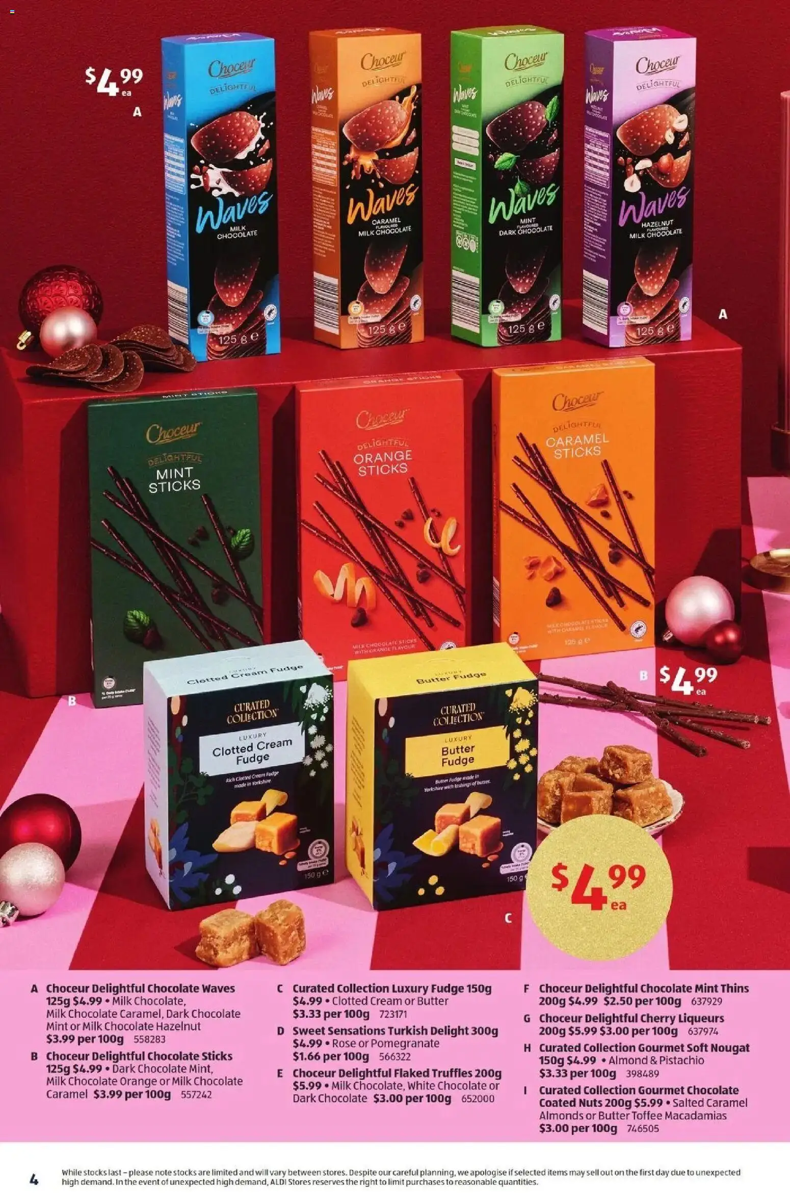 ﻿Aldi catalogue valid from 30/09/2026 > Online Australia | Page: 4 | Products: Butter, Chocolate, Nuts, Cream