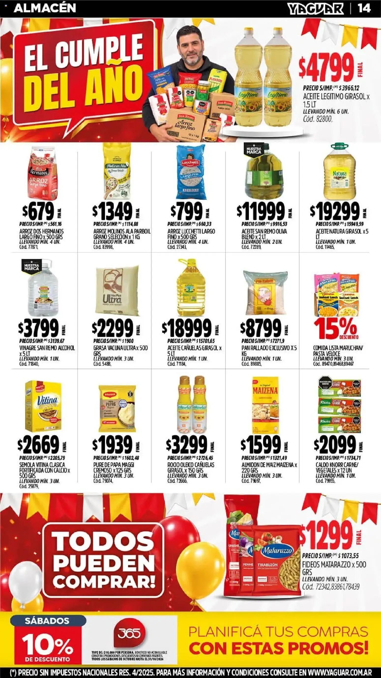 Yaguar - Oferta Semanal General Roca │ válido desde el 05/10/2026 | Página: 12
