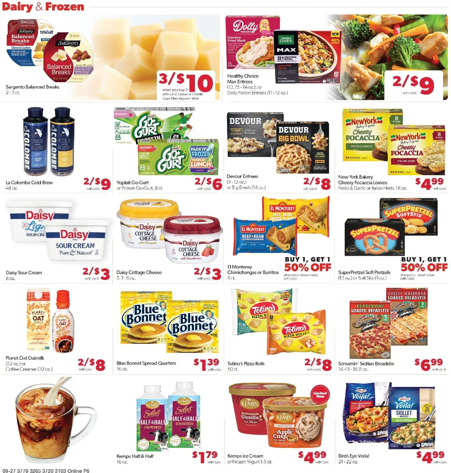 Family Fare Weekly Ad - NE - valid from 09/27/2026 | Page: 11 | Products: Skillet, Cottage cheese, Lemon, Pesto
