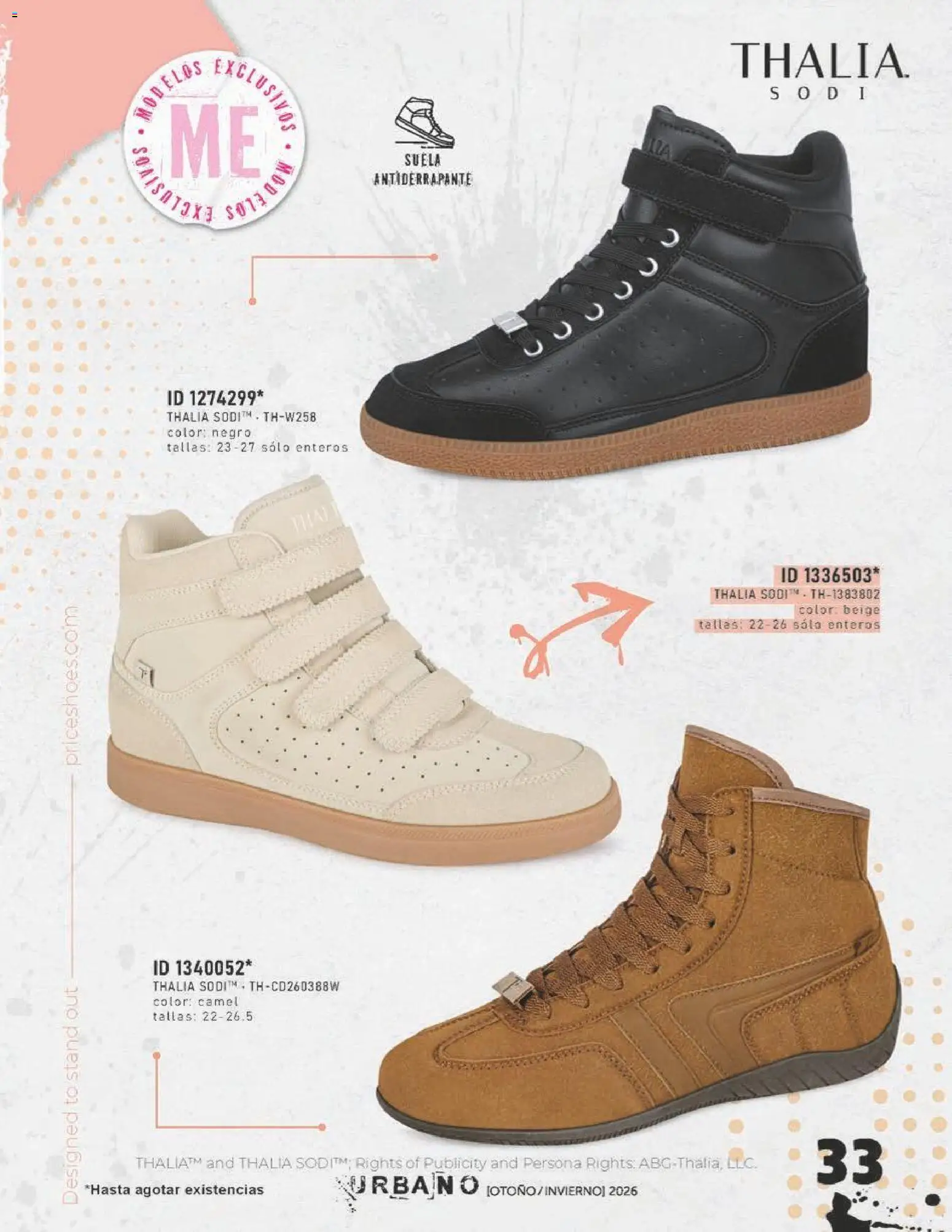 Nuevas ofertas de Price Shoes válidas en toda la República Mexicana desde el 31/07/2026. ¡Encuentra las mejores ofertas en Price Shoes catálogo Urbano! | Página: 33
