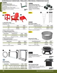 Preview of Princess Auto catalog - Seasonal from shop Princess Auto valid from 21.04.2026 | Page: 27 | Products: Grate, Table