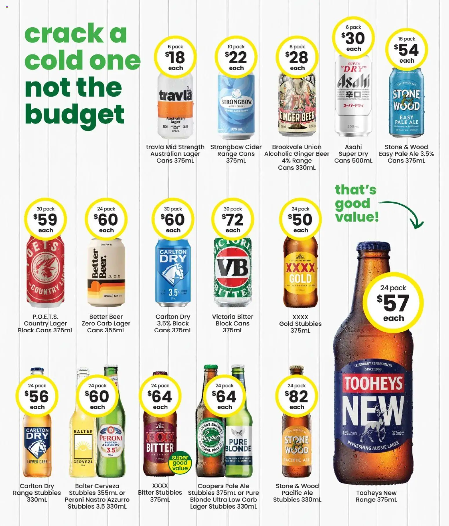 The Bottle-O catalogue - valid from 06/07/2026 | Page: 4 | Products: Ginger, Beer, Wood