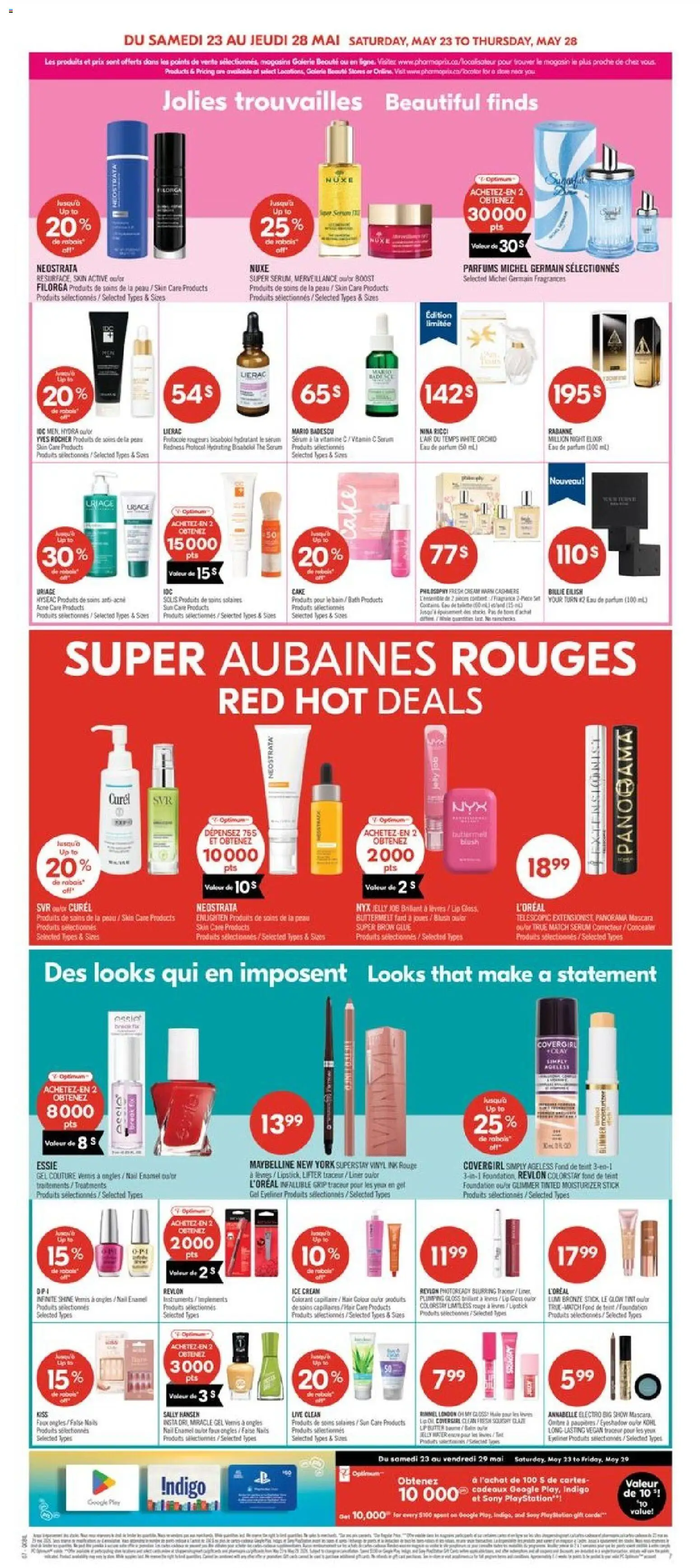 Pharmaprix flyer valid from 22.05.2026 | Page: 11 | Products: Fragrance, Blush, Mascara, Toilette