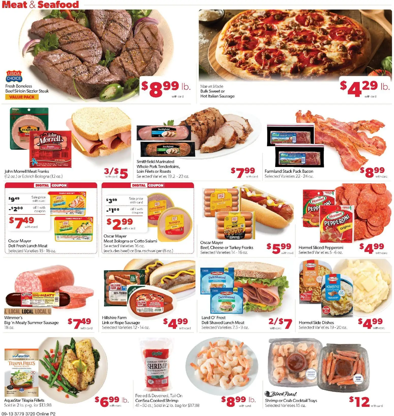 Family Fare Weekly Ad - IA - valid from 09/13/2026 | Page: 6 | Products: Pork, Tilapia, Beef, Bag