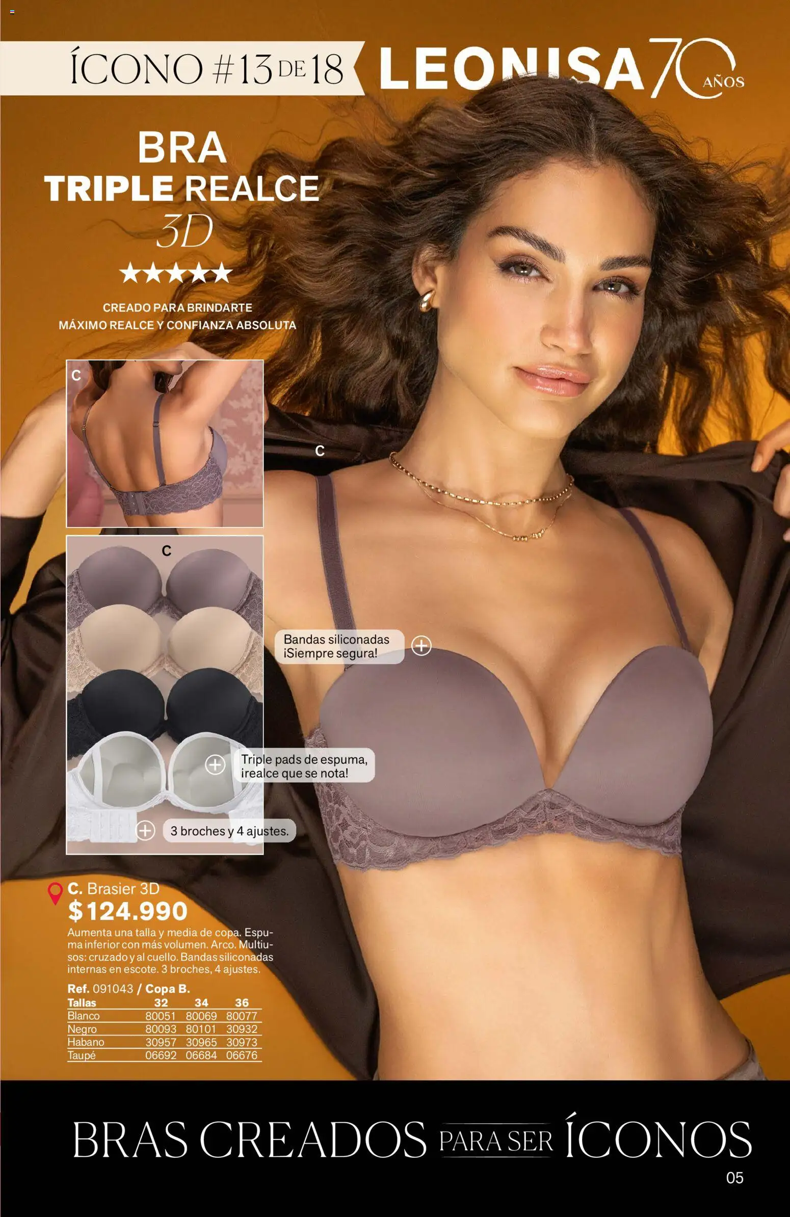 Leonisa revista - valida desde el 24/08/2026 | Página: 5 | Productos: Brasier