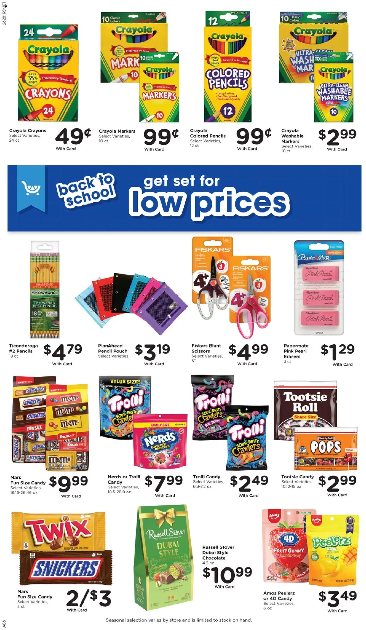 Pick ‘n Save Weekly Ad - valid from 08/12/2026 | Page: 11 | Products: Pencil, Eraser, Candy, Chocolate