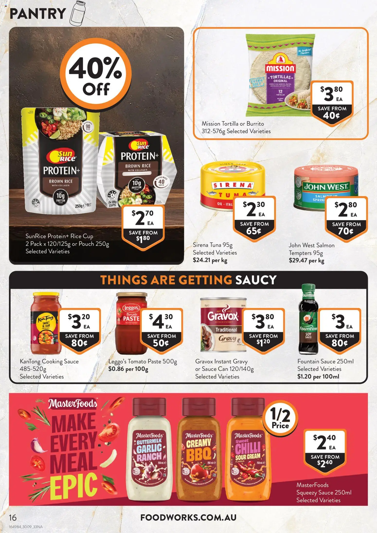 Foodworks catalogue - valid from 30/09/2026 | Page: 16 | Products: Oil, Sour cream, Garlic, Chilli